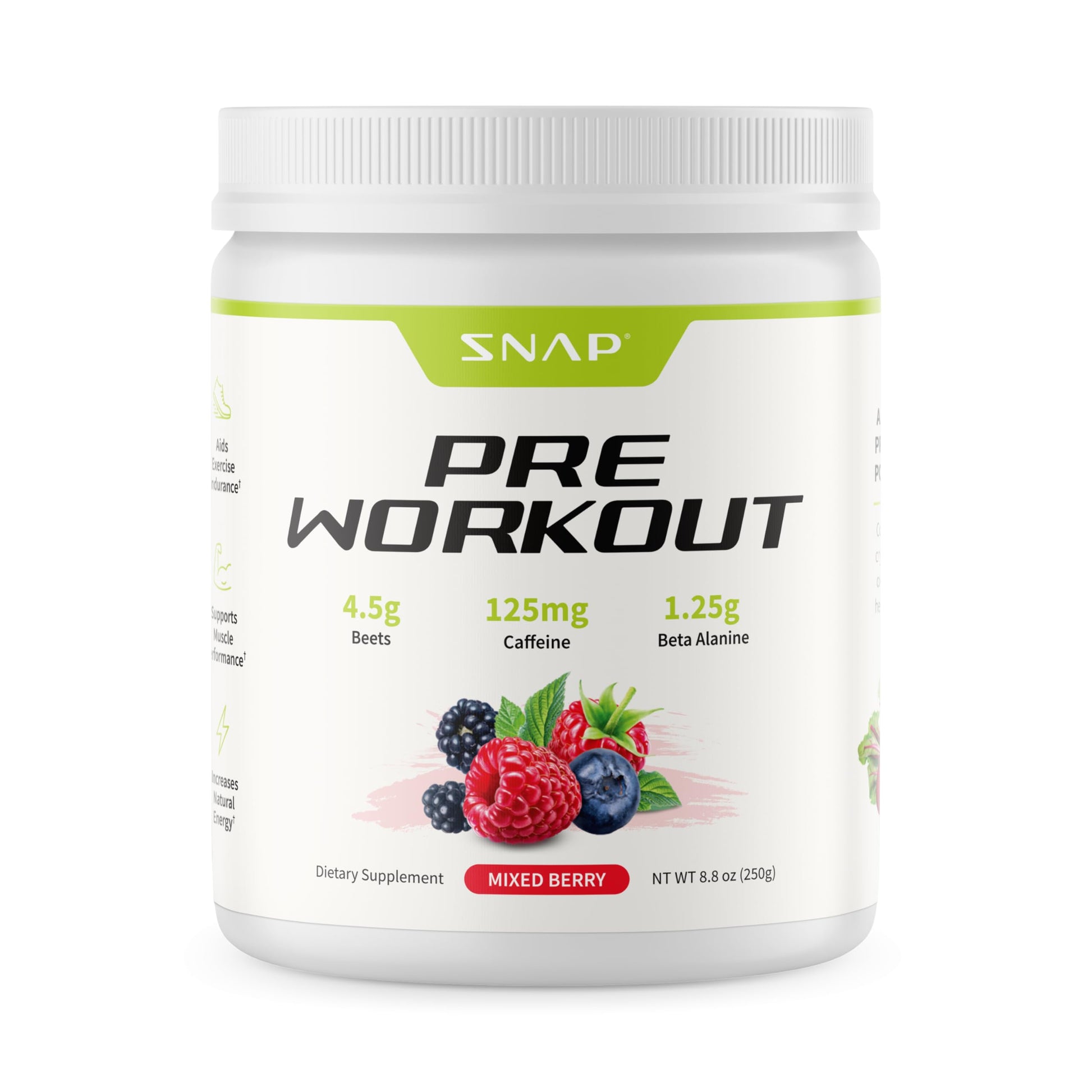 Snap Supplements Beet Root Powder 8.8 Ounce