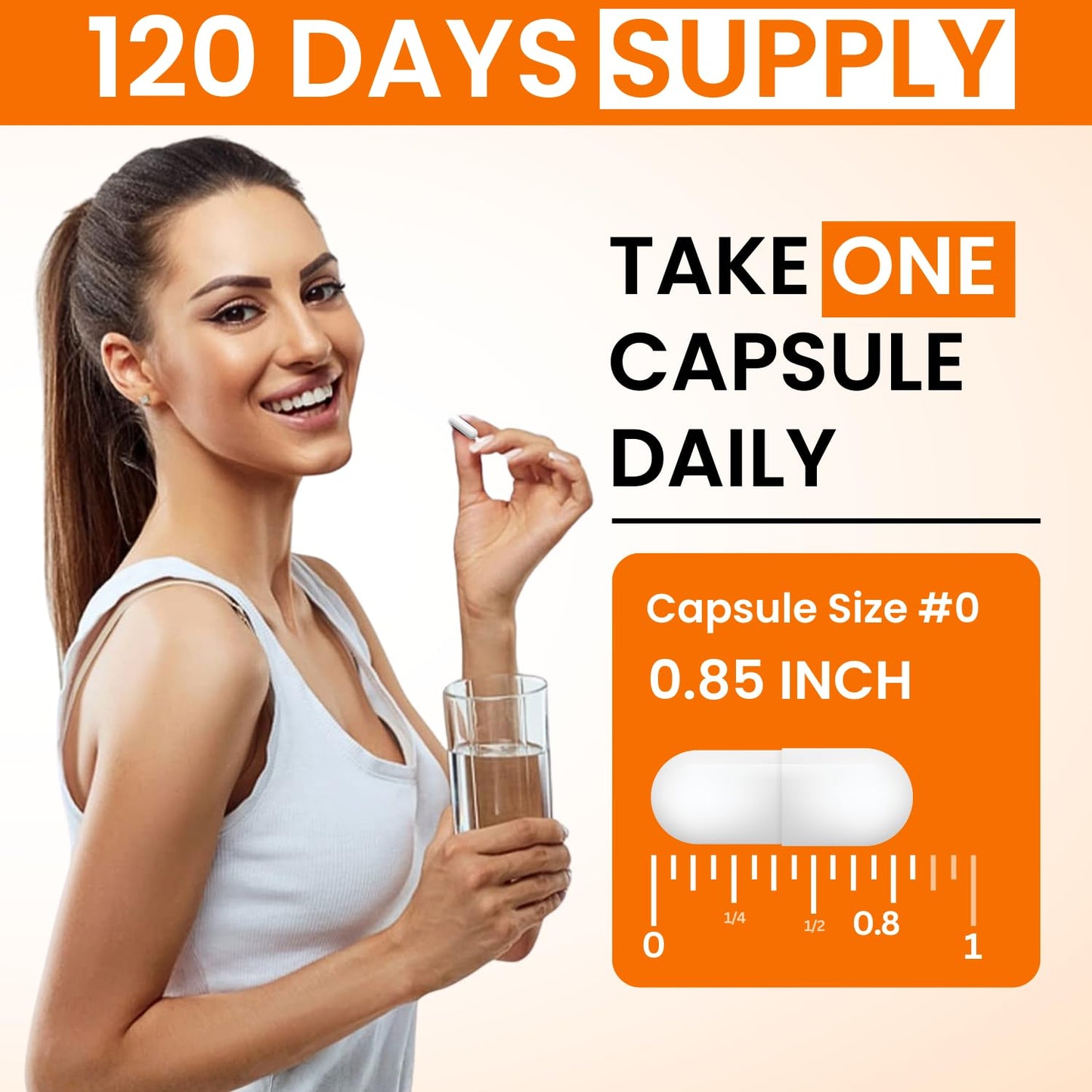 VITBOOST Vitamin D3 K2 Complex Capsules 120 Count