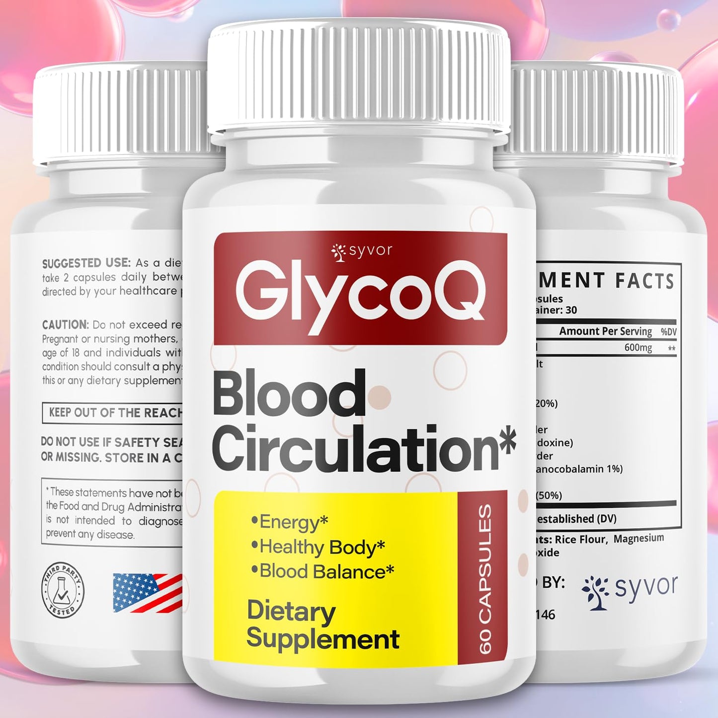 Pharmagetics GlycoQ Capsules 60 Capsules