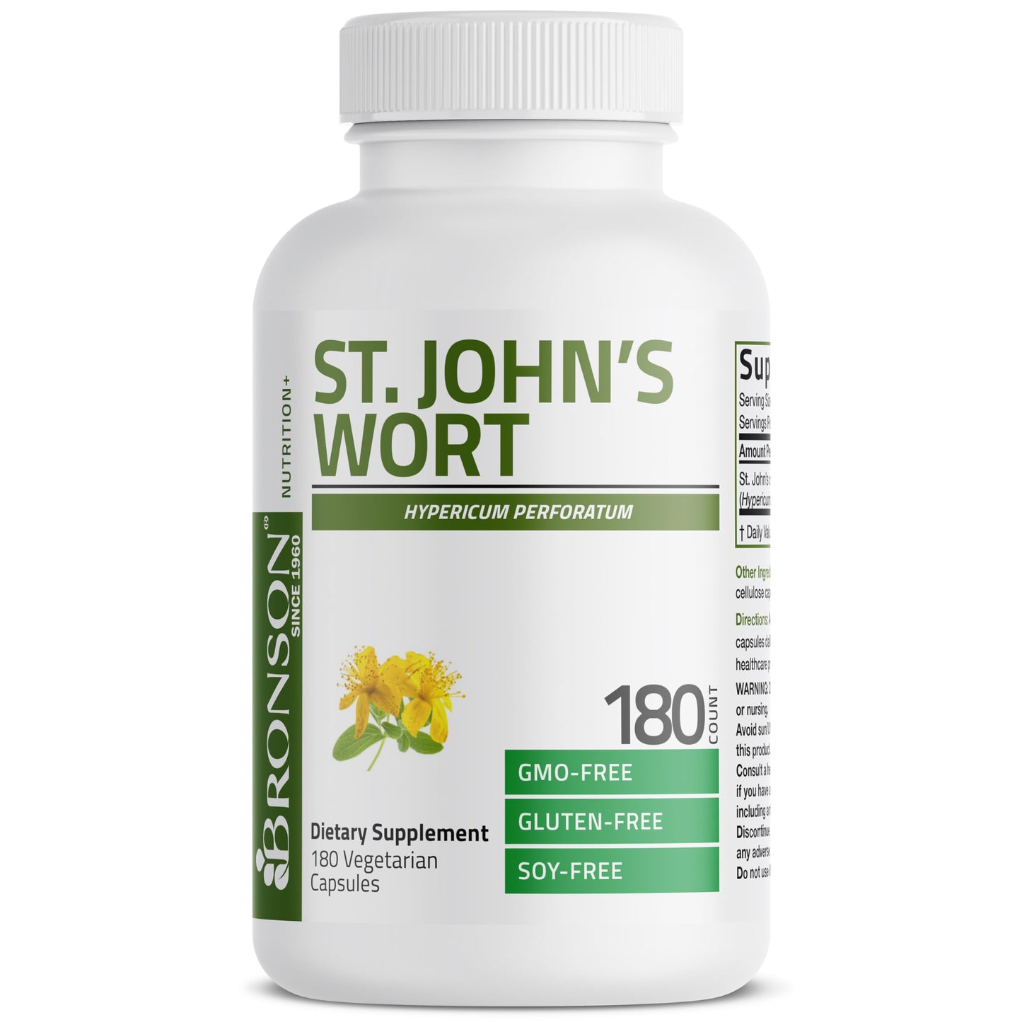 Bronson St. John's Wort 700 mg per Serving, 180 Vegetarian Capsules