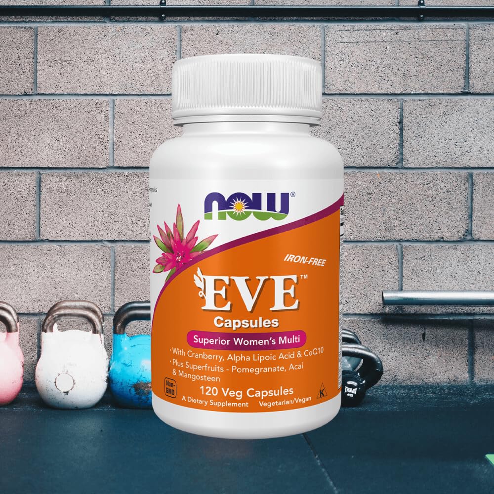 NOW Foods Eve Multi Vitamin and Minerals for Women Capsules 120 Count