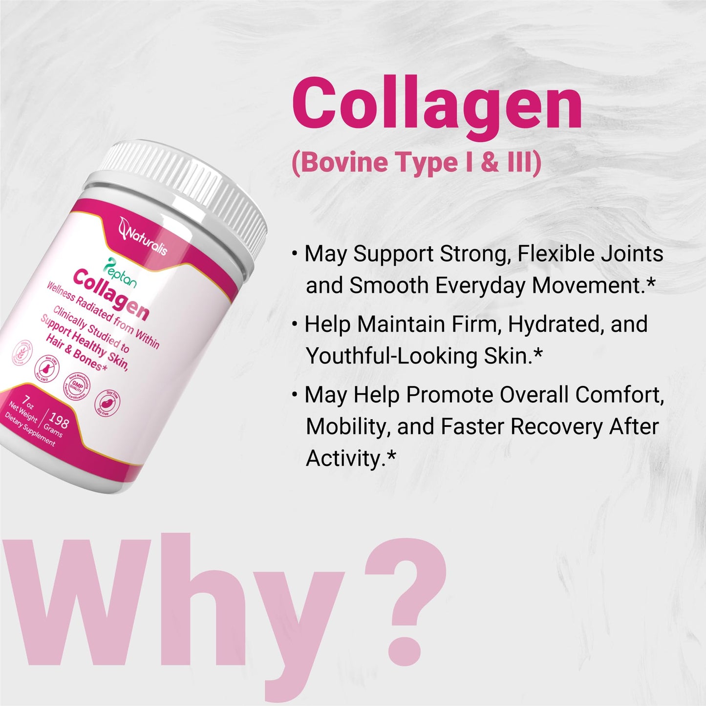 Naturalis Collagen Peptides Powder 7 oz