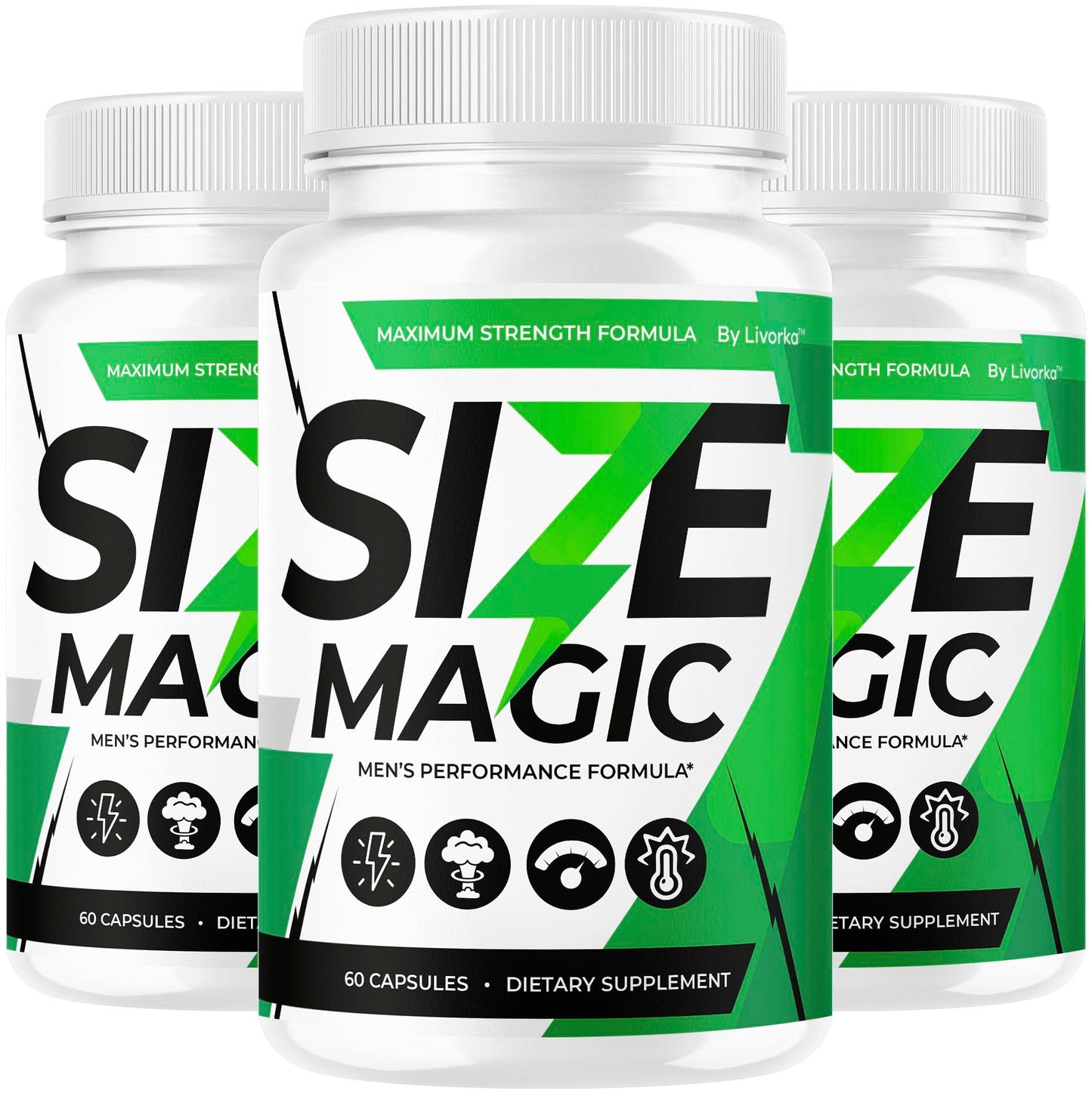 LIVORKA Size Magic Capsules 180 Capsules