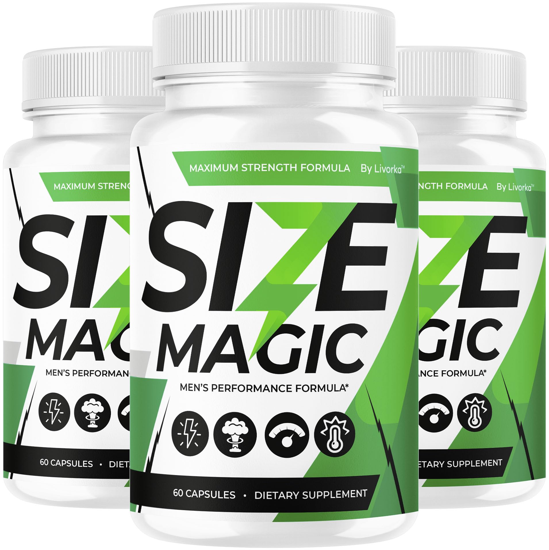 LIVORKA Size Magic Capsules 180 Capsules