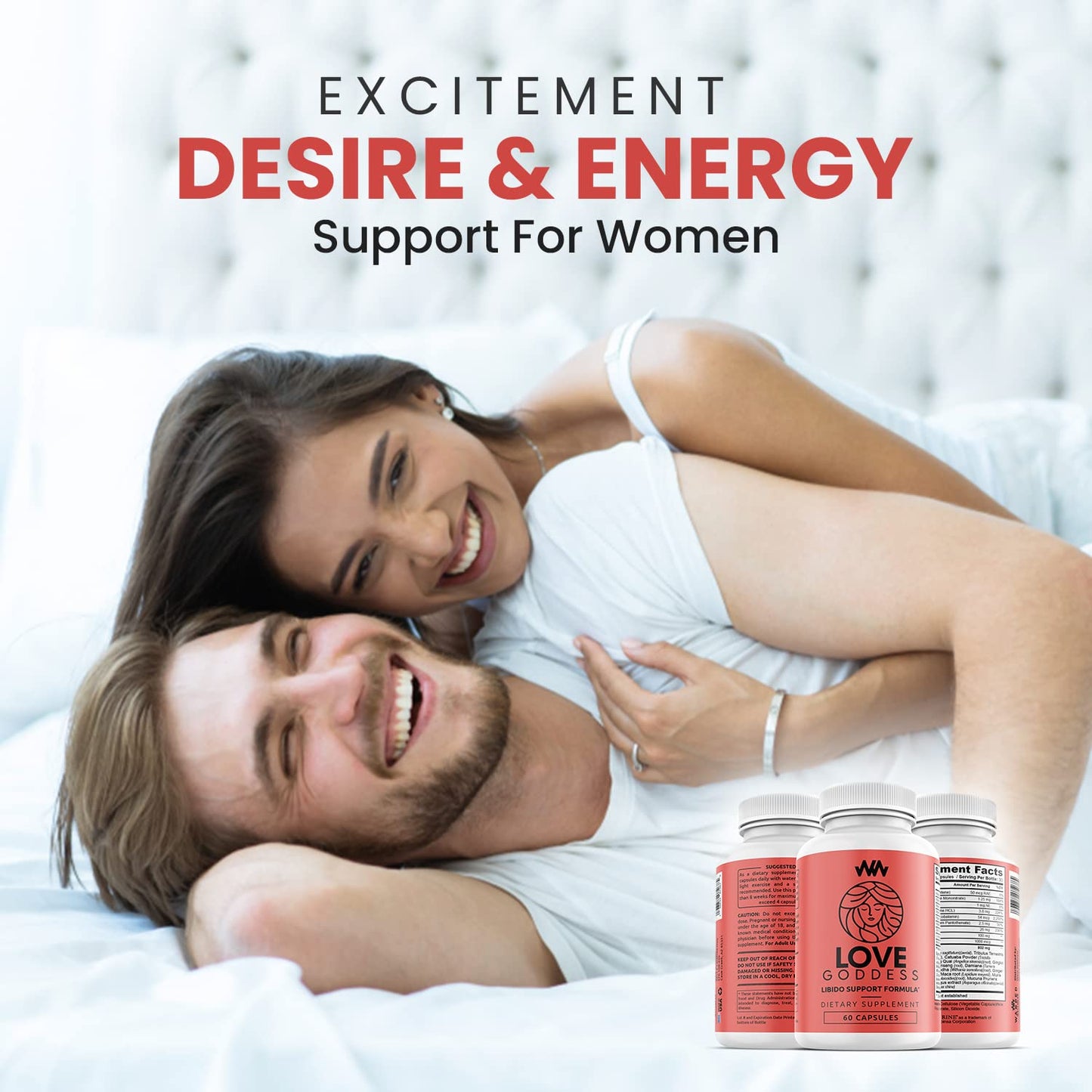 Warped Wellness Love Goddess Miura Puama for Female Specific Arousal Capsules 60 Count
