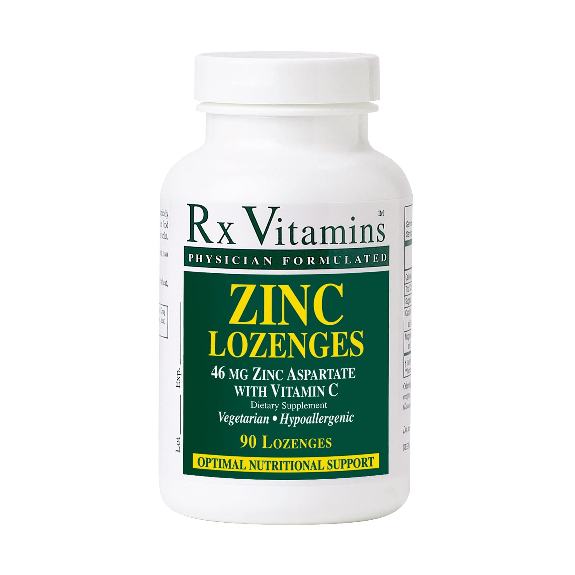 Rx Vitamins Zinc Lozenges, 90 Count