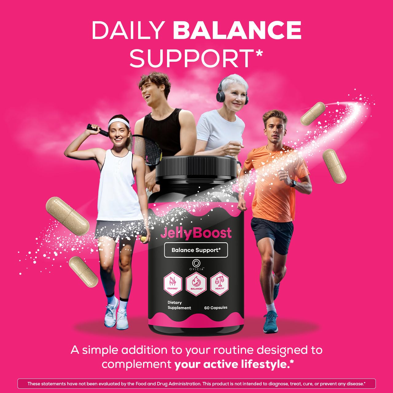 OVICIA Jelly Boost Capsules, 60 Capsules