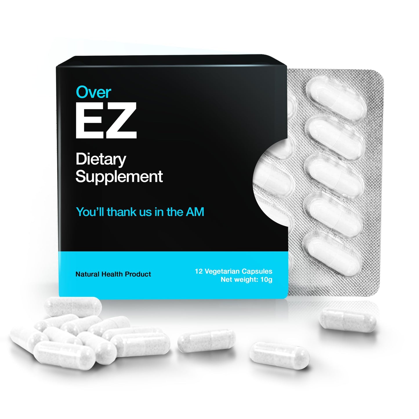 OVER EZ Pre-Drink Supplement Capsule (12 Servings)