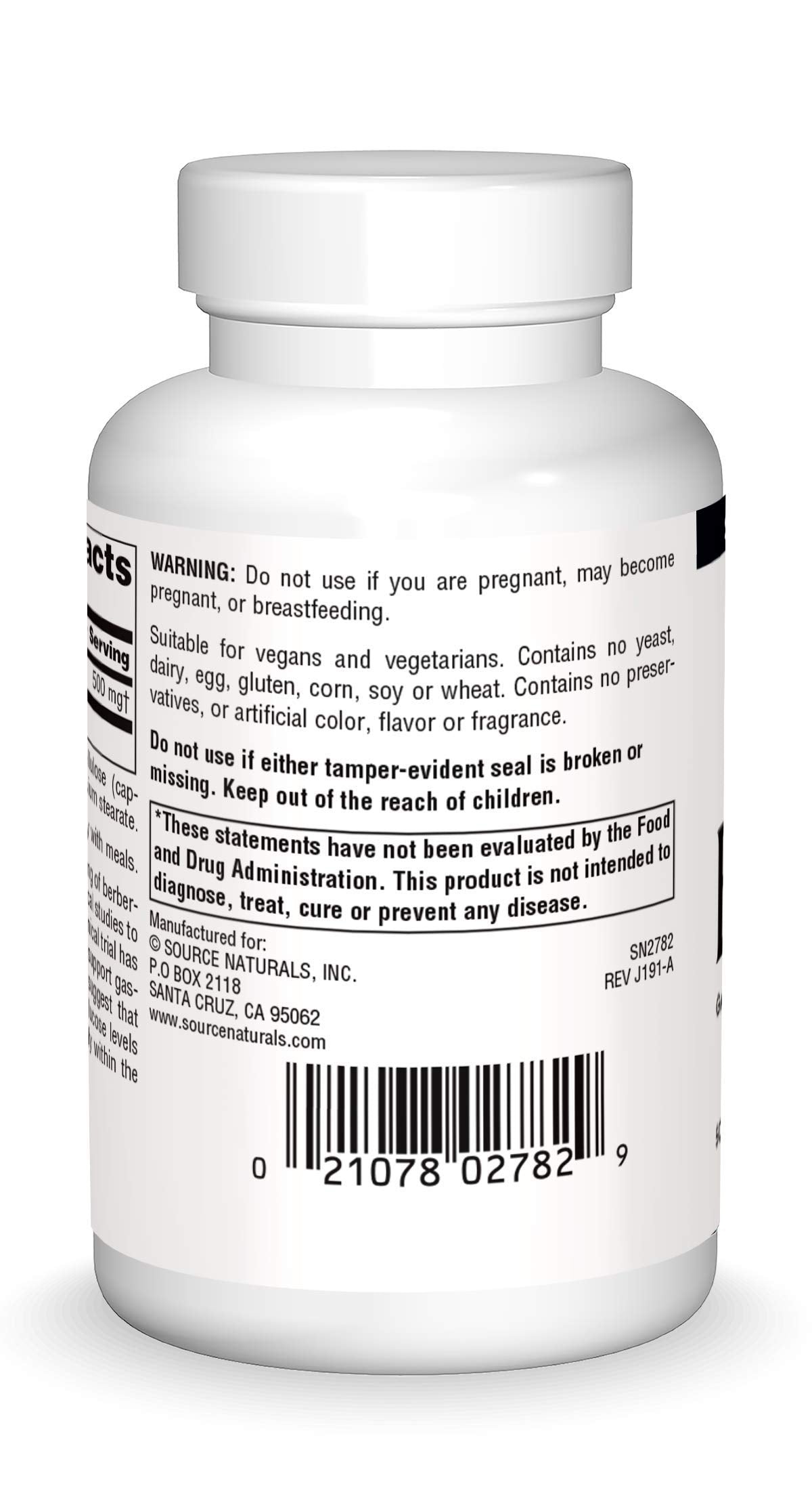 Source Naturals Berberine 30 Capsules