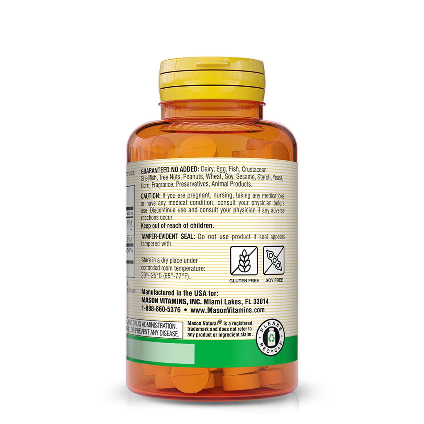 Mason Natural Vitamin C 500 mg (as Ascorbic Acid) Chewables, 100 Count