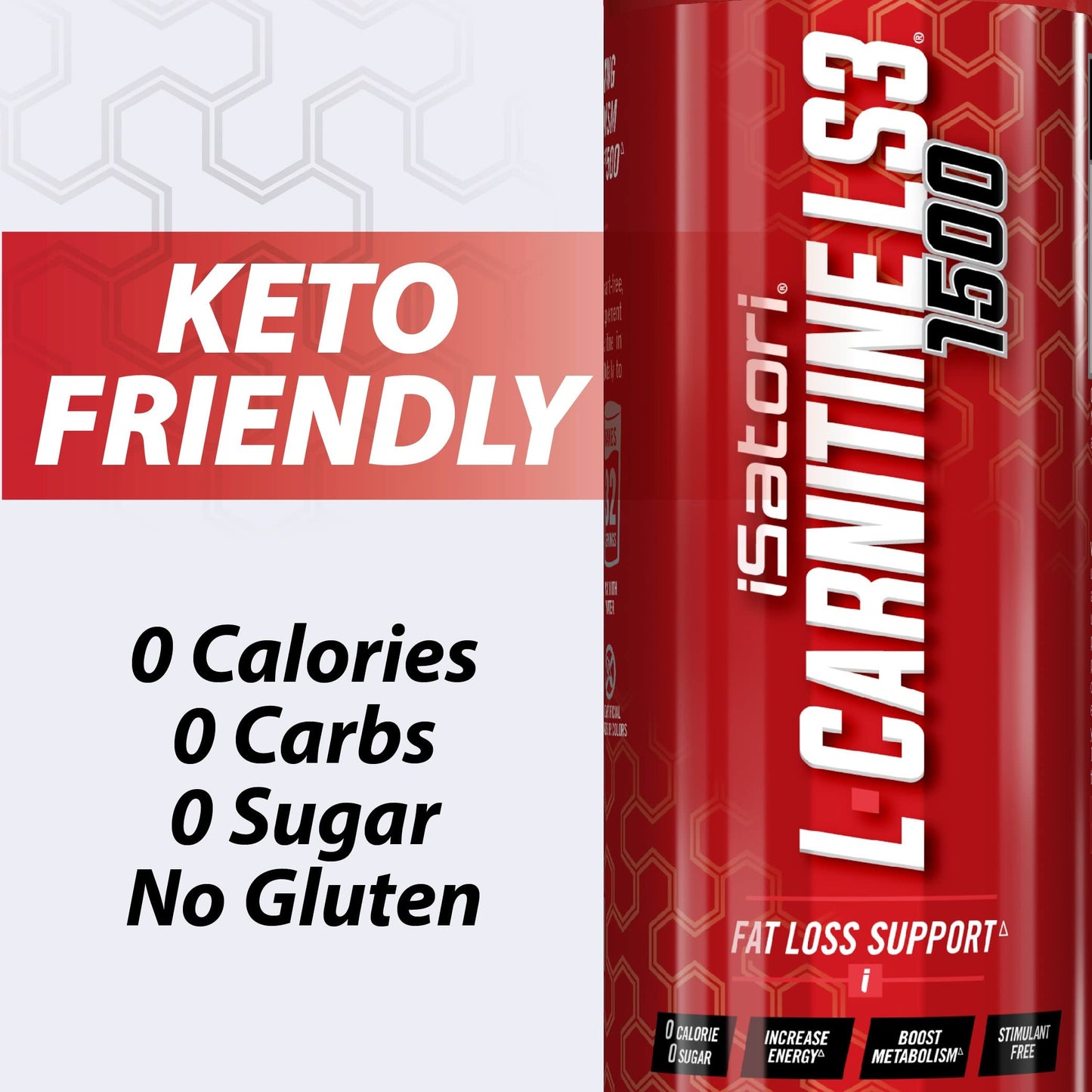 iSatori L-Carnitine LS3 Malibu Beach 1500mg (32 Servings) Ultra CLA Softgels 90