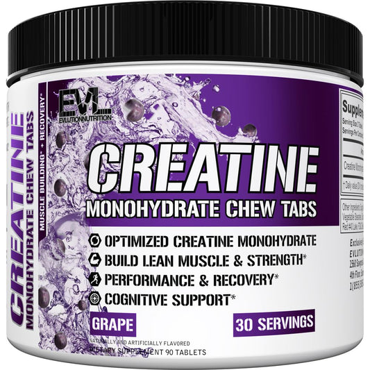 Evlution Creatine Monohydrate Tablets 90 Count