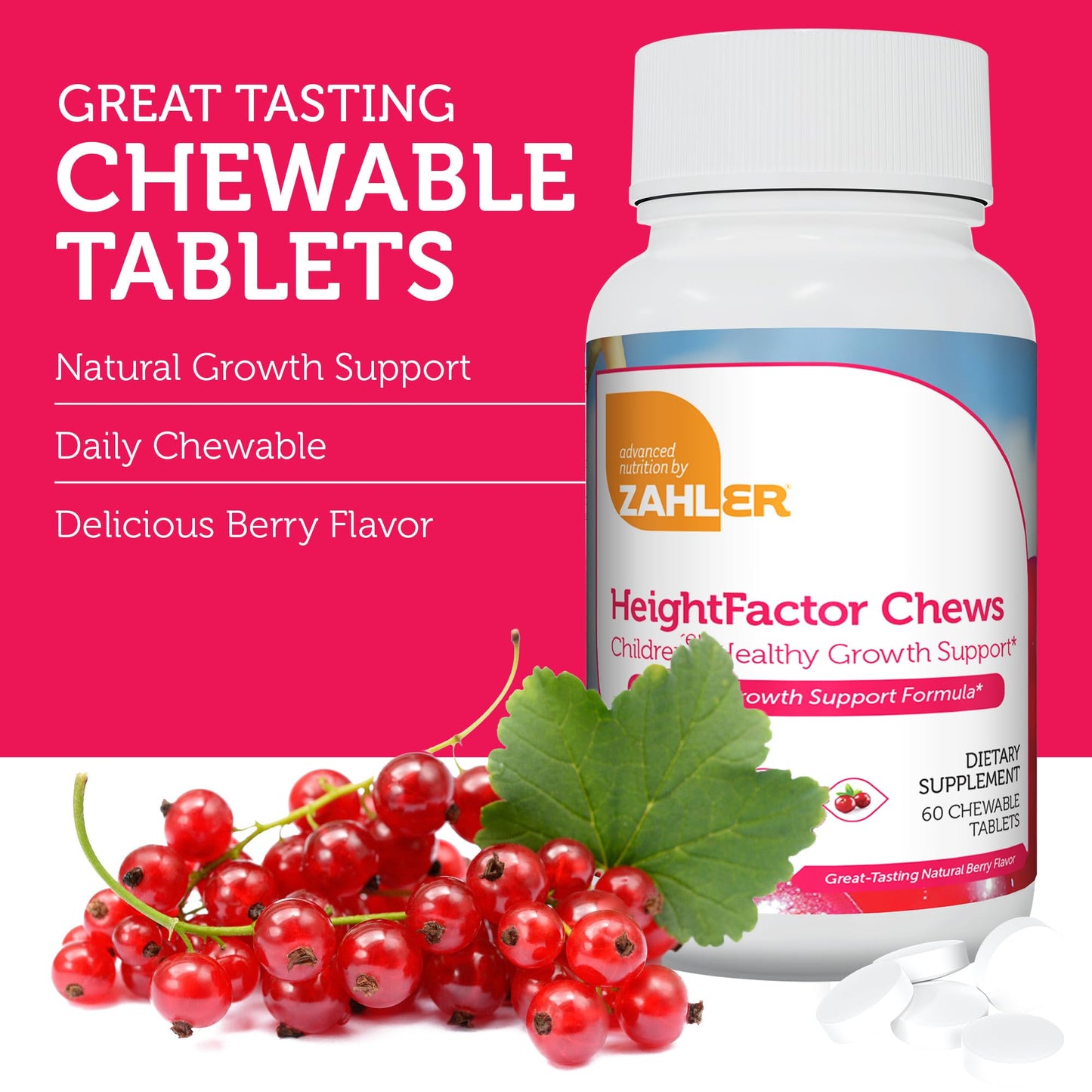 Zahler HeightFactor Tablet, 60 Count