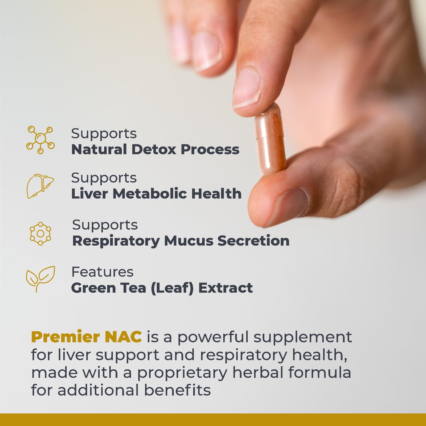 Premier Research Labs NAC Supplement N-Acetyl Cysteine Capsules 60 Capsules