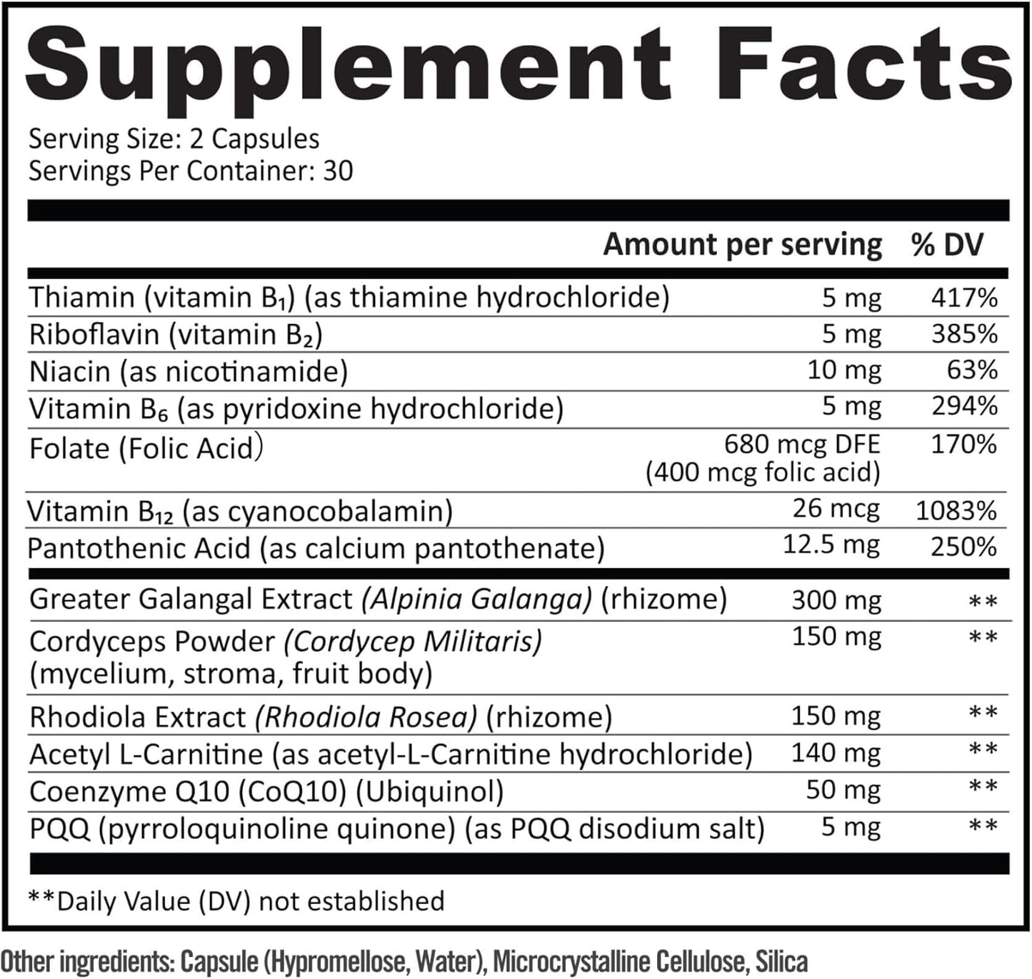 BB Company InergyPLUS Energy Vitamins for Women 60 Capsules