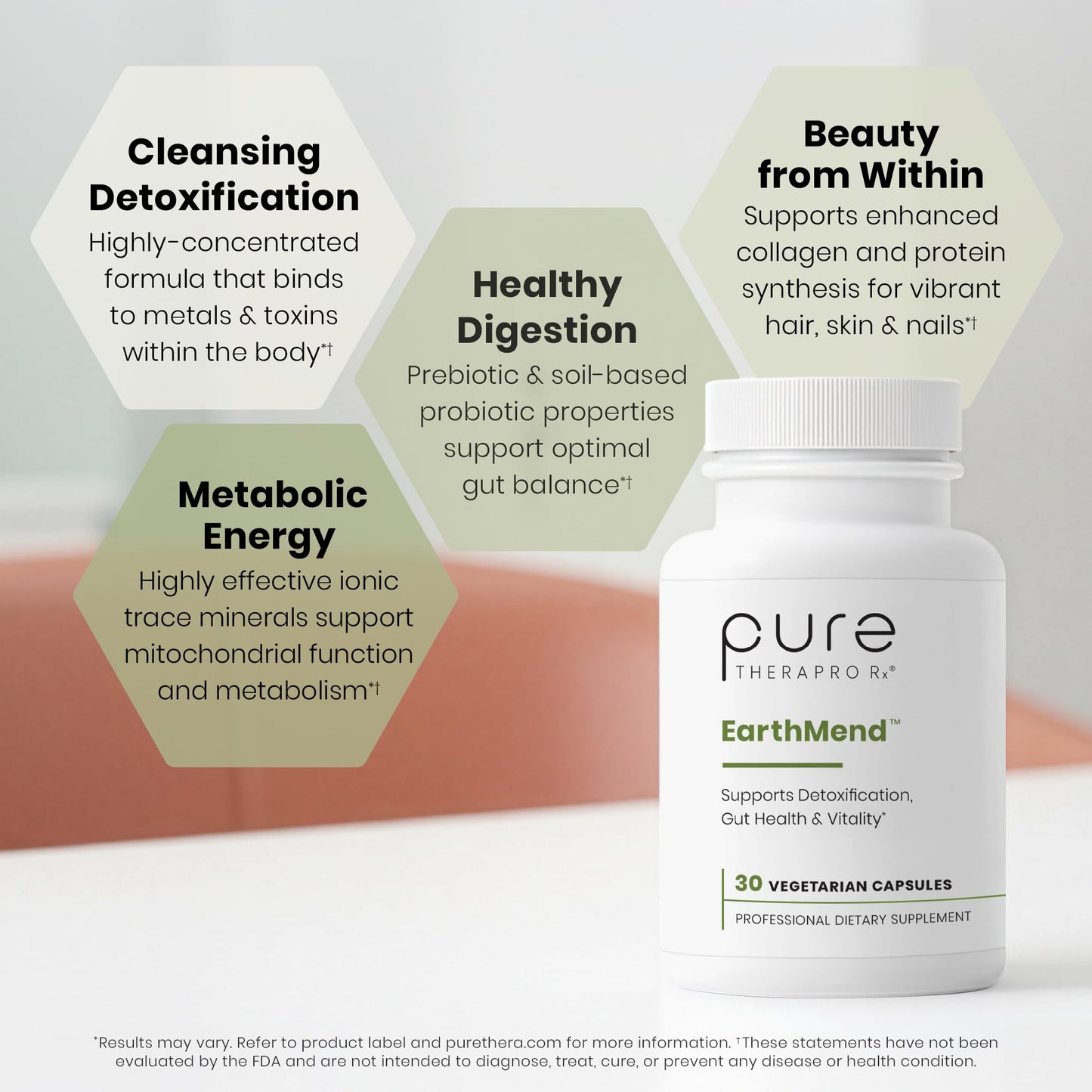 Pure Therapro Rx EarthMend Trace Mineral Capsules, 30 Count