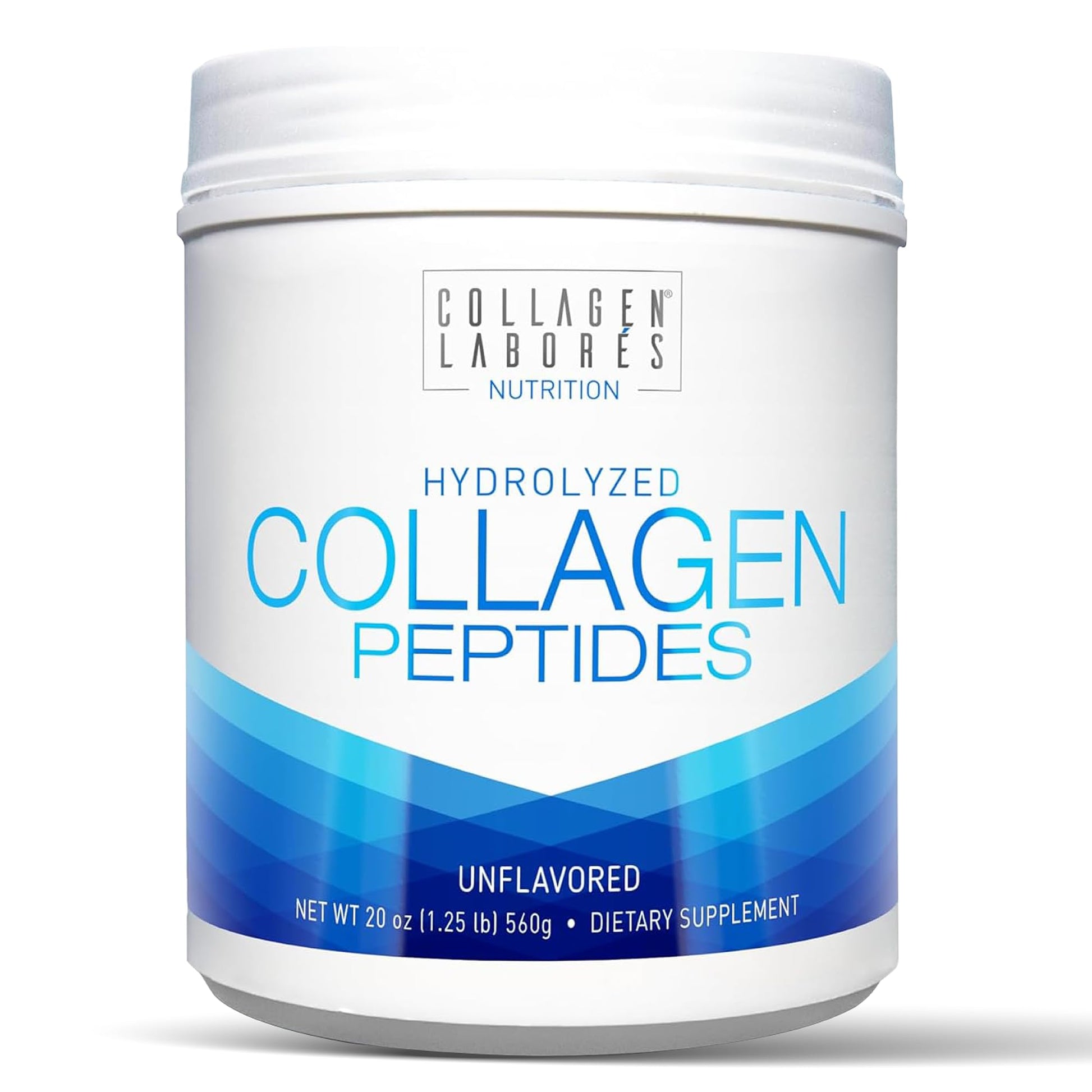 Collagen Laborés Pure Hydrolyzed Collagen Peptides Powder, Unflavored, 20 oz