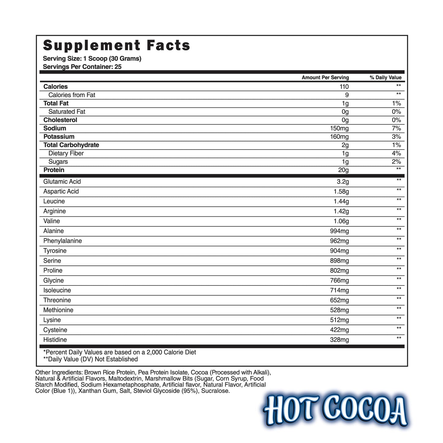 Steel Supplements Veg-PRO Vegan Protein Powder Hot Cocoa, 1.65 lb