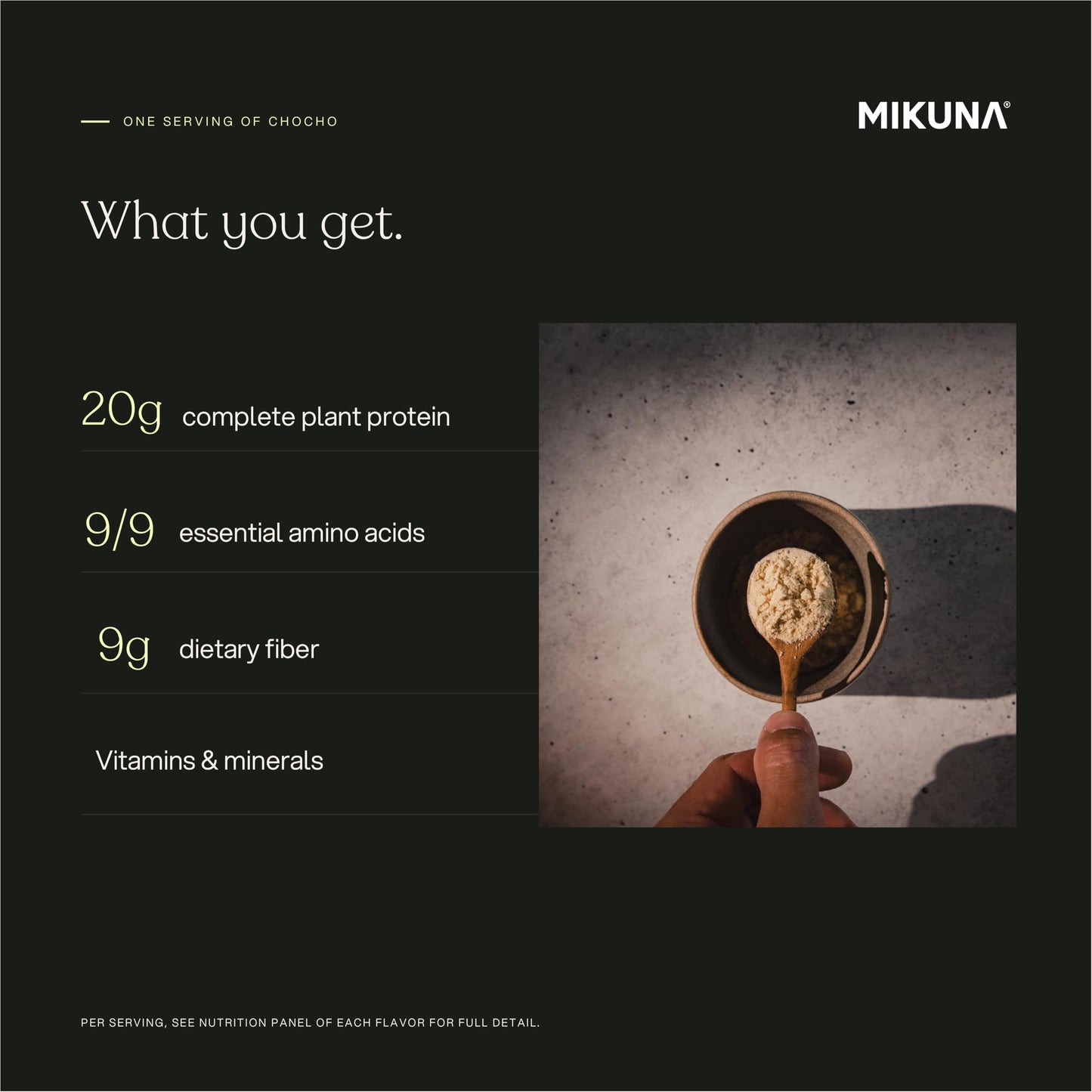 Mikuna Plant Protein Powder Pure, 8 Servings
