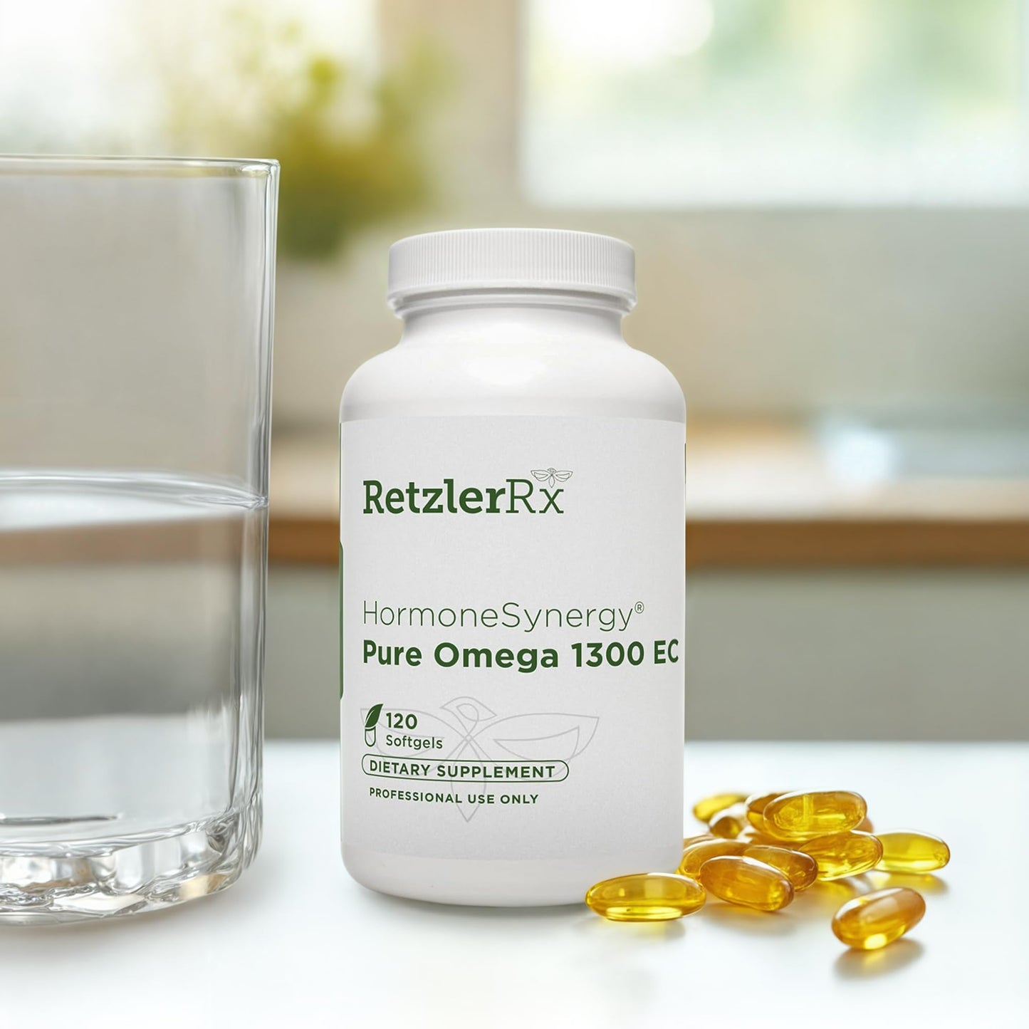 HormoneSynergy Omega 1300 EC Fish Oil Softgels 60 Count