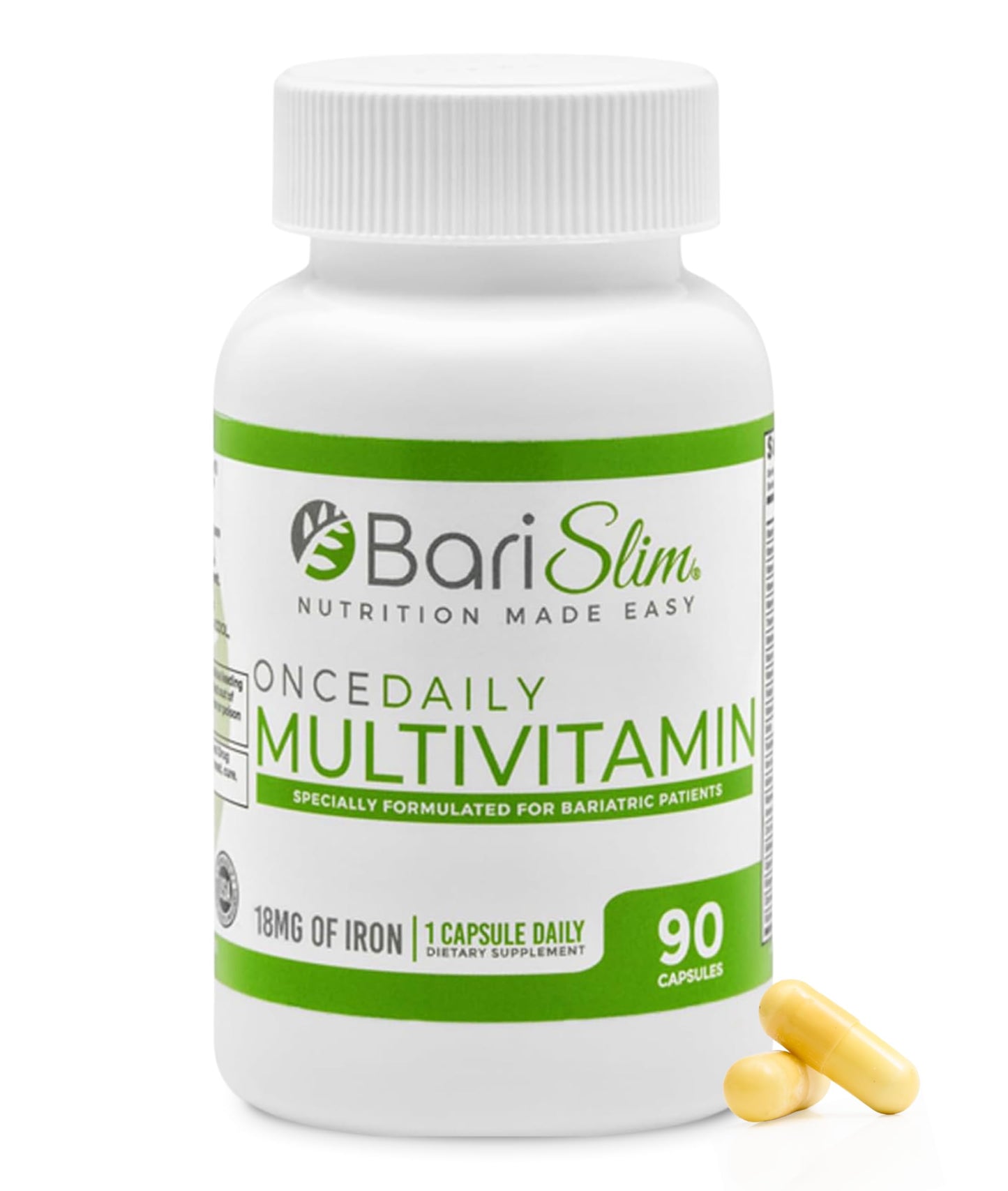 BariSlim Once Daily Bariatric Multivitamin Capsule 90 Count