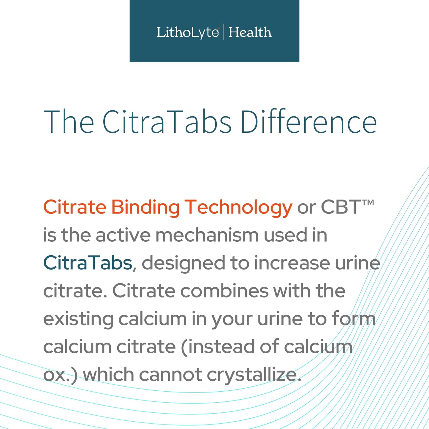 LithoLyte CitraTabs 7.5 mEq Extended-Release Citrate Tablets 120 Tablets