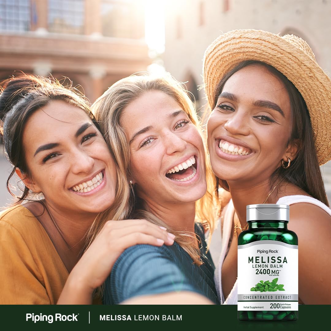 Piping Rock Lemon Balm Capsules 200 Count