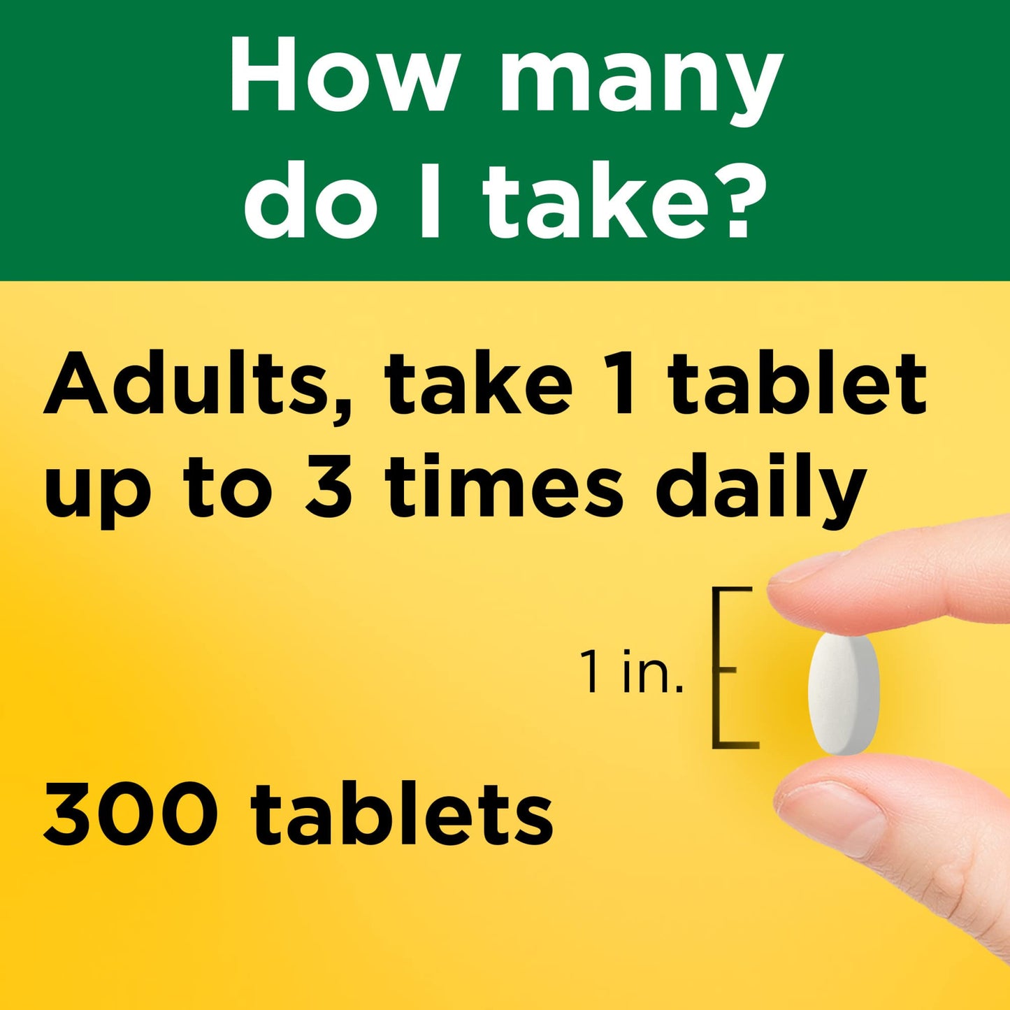 Nature Made Calcium Magnesium Zinc with Vitamin D3 300 Tablets