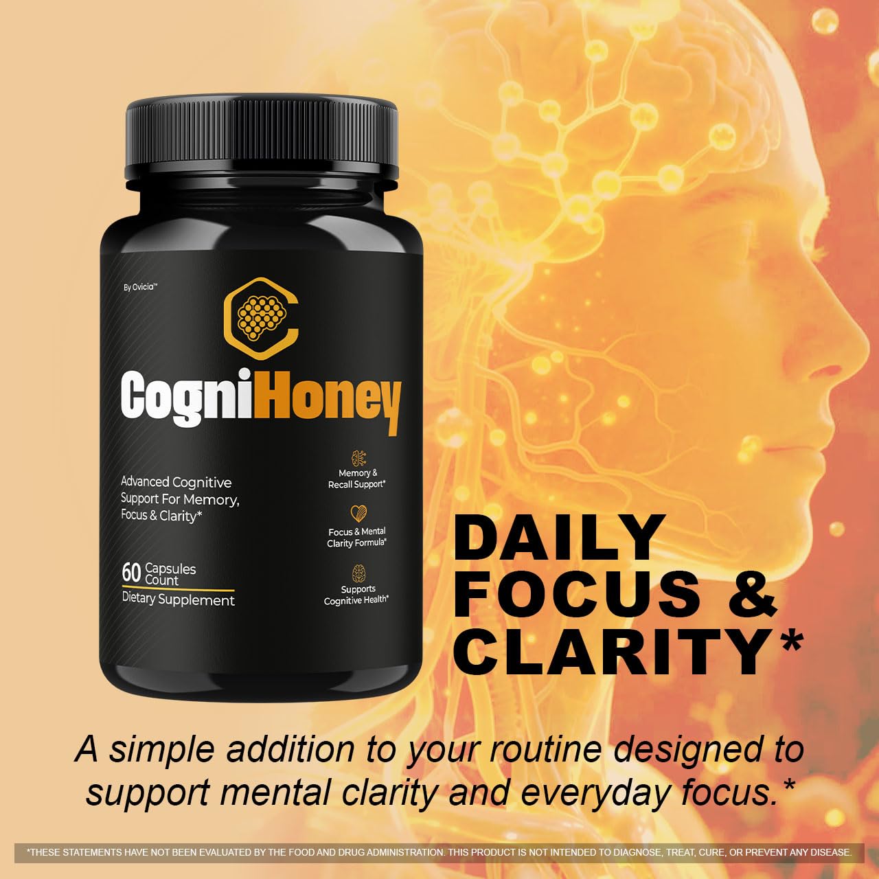 OVICIA CogniHoney Capsules 60 Capsules