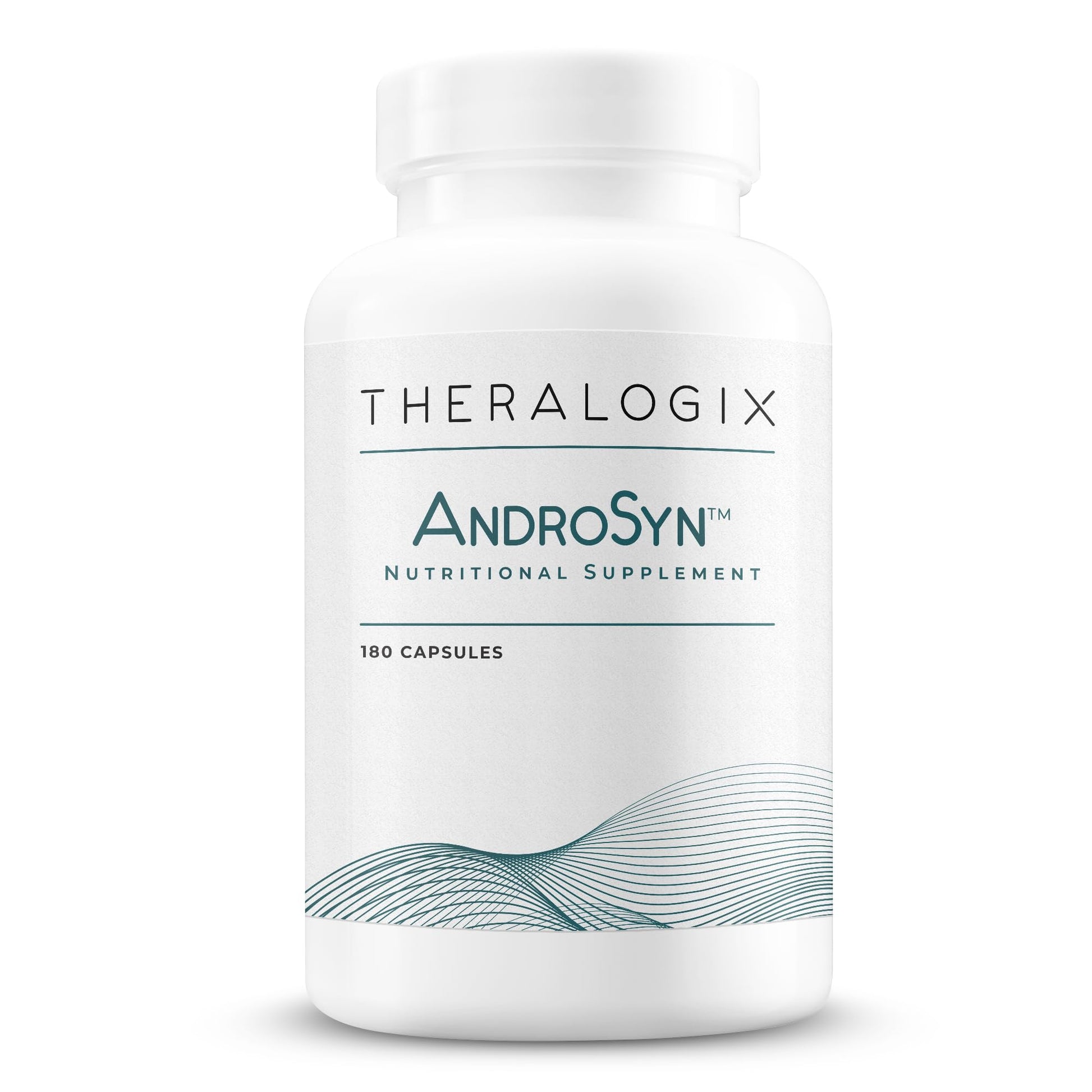 Theralogix AndroSyn Testosterone Supplement for Men with Fenugreek, Tongkat Ali, Ashwagandha, and D-Chiro-Inositol Capsule, 180 Count