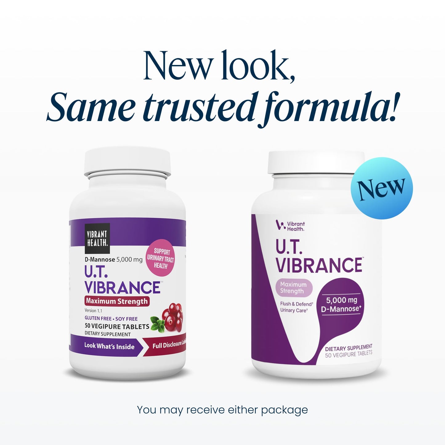 Vibrant Health UT Vibrance Tablets, 50 Count