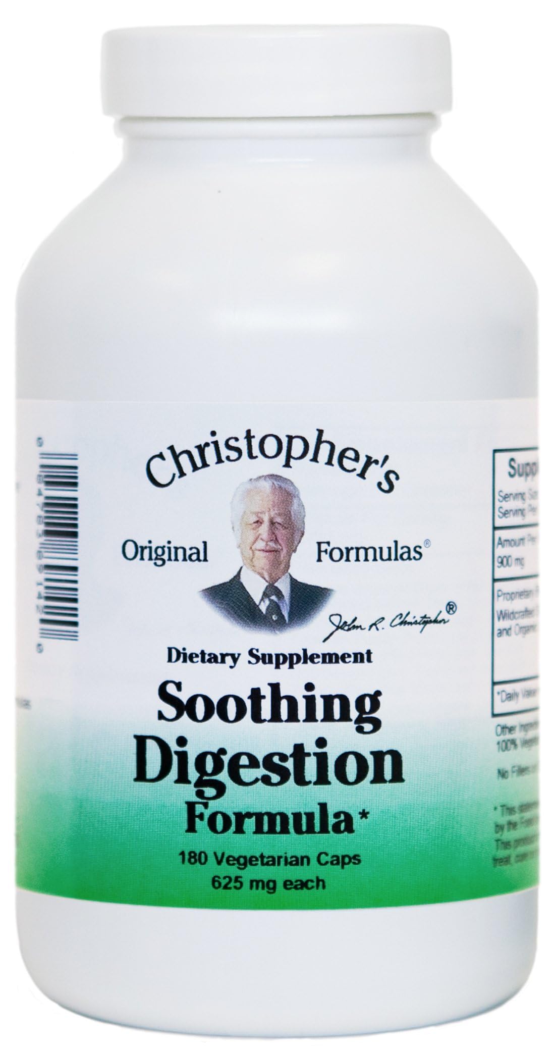 Christopher's Original Formulas Soothing Digestion Capsule 180 Count