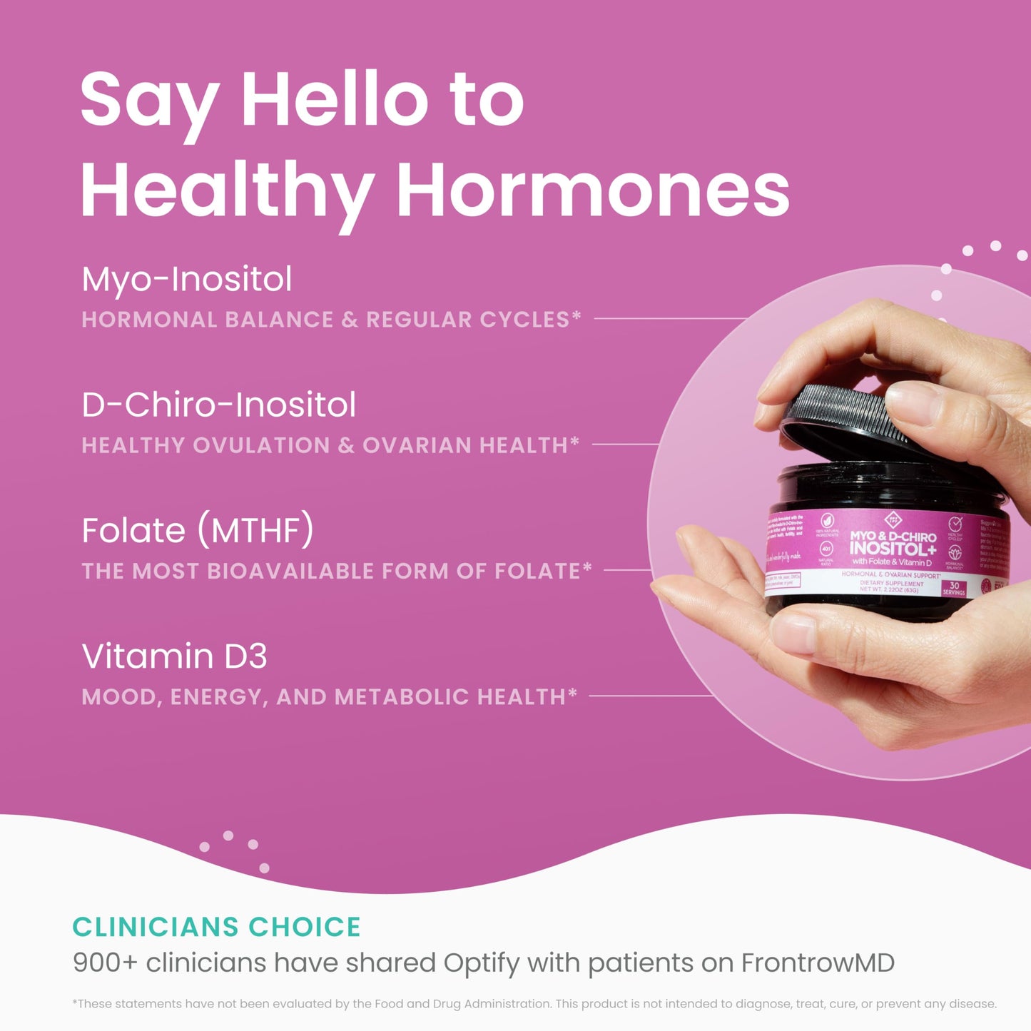 Optify Myo-Inositol & D-Chiro Inositol Supplement for Women Capsule 2.17