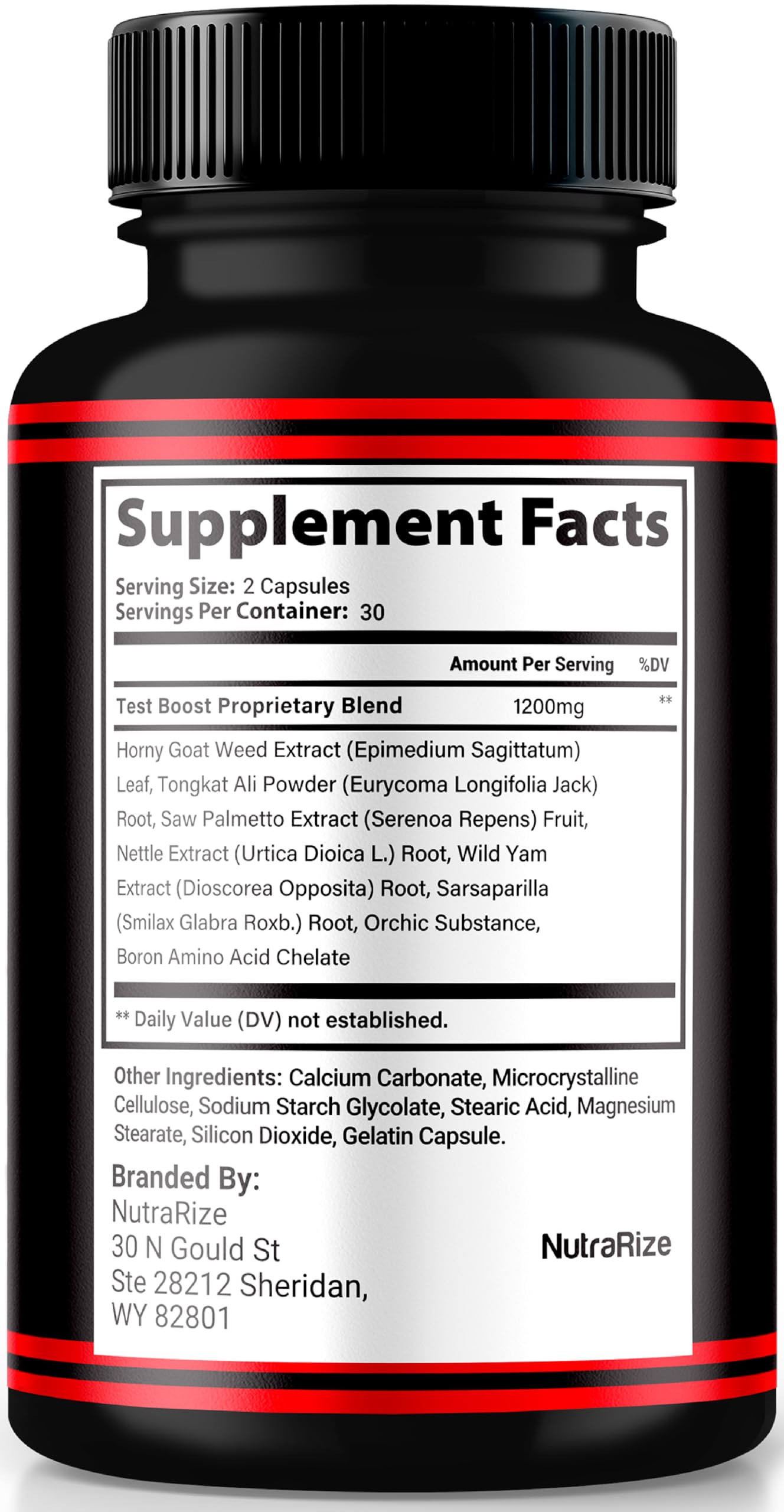 NutraRize EroXcel Male Capsules, 180 Capsules
