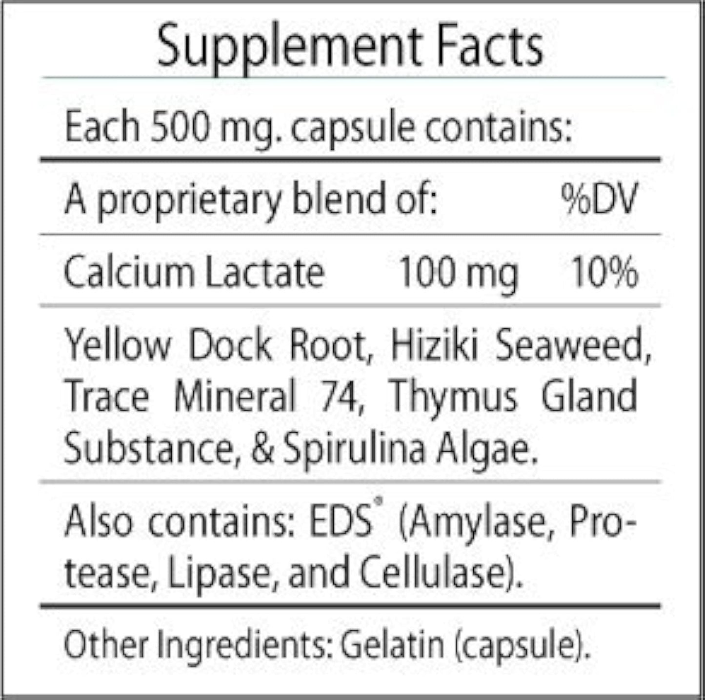 Professional Botanicals Thyroid Health One Capsule, 90 Veg Capsules