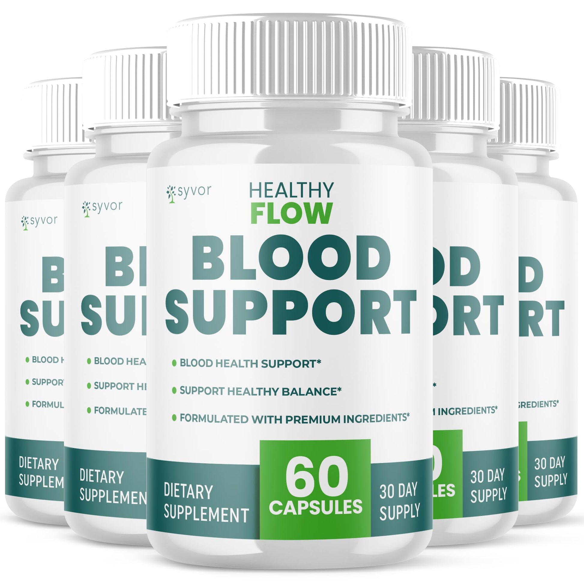 Syvor Healthy Flow Blood Support Capsules, 300 Capsules