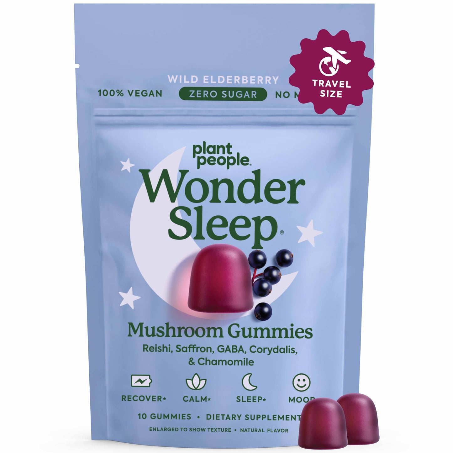 Plant People WonderSleep Mushroom Gummies 10 Count