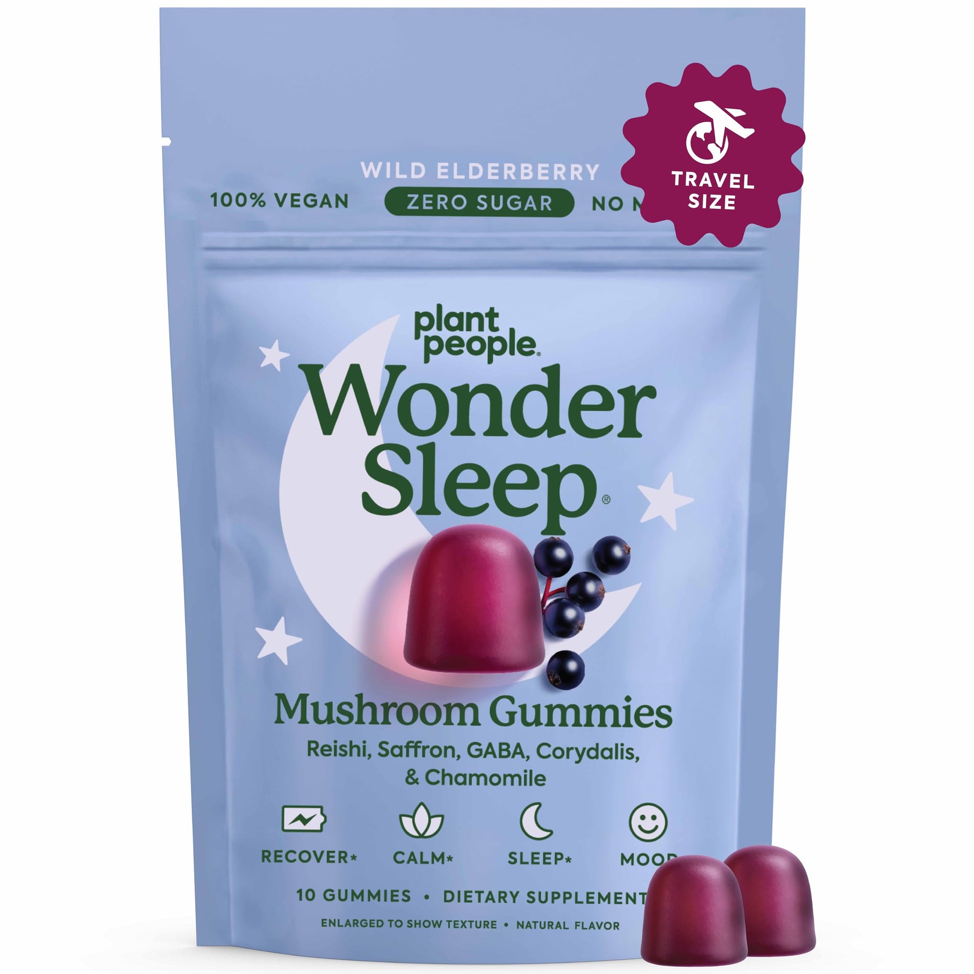 Plant People WonderSleep Mushroom Gummies 10 Count