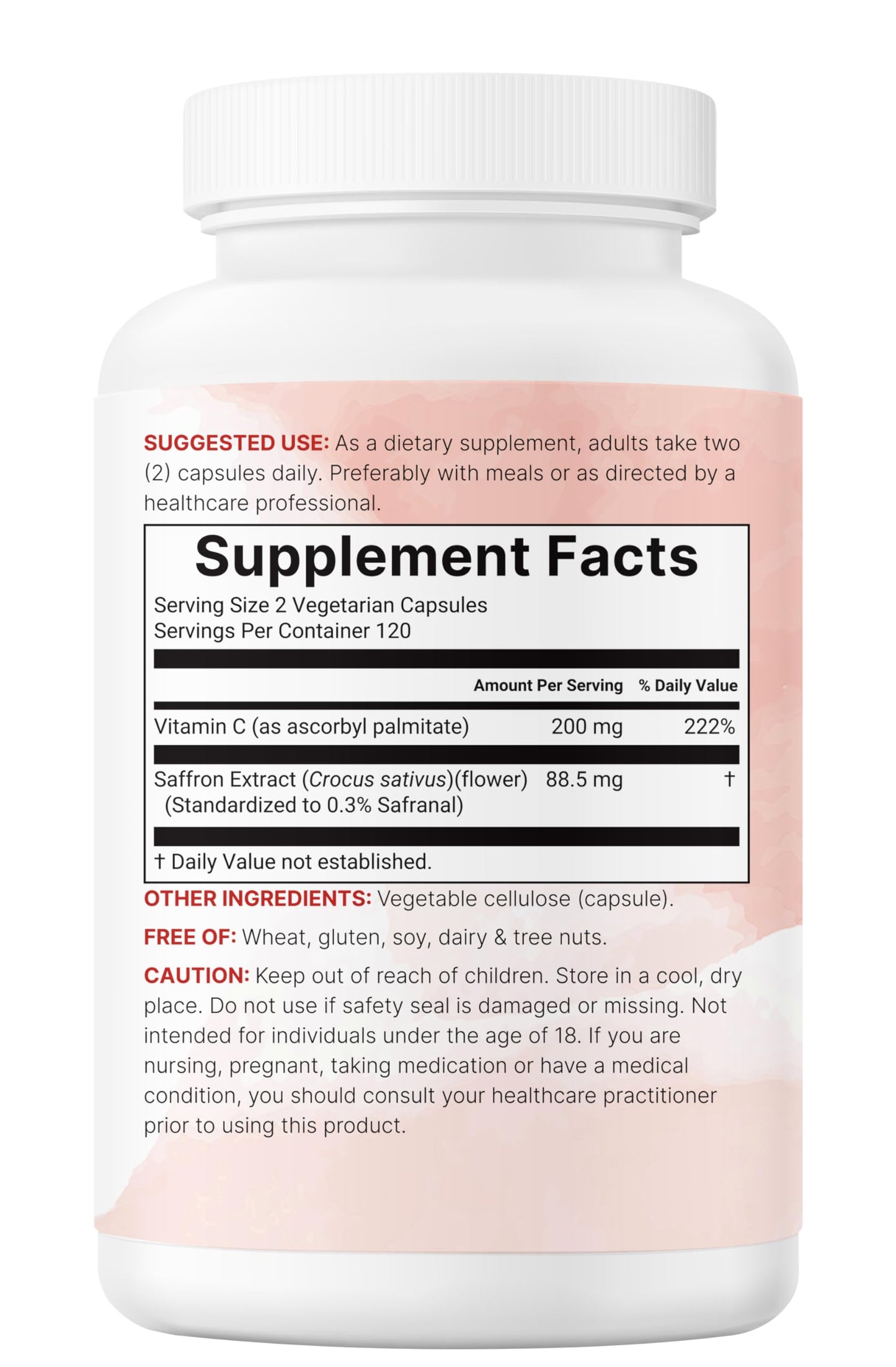 Micro Ingredients Pure Saffron Extract Capsules, 240 Count