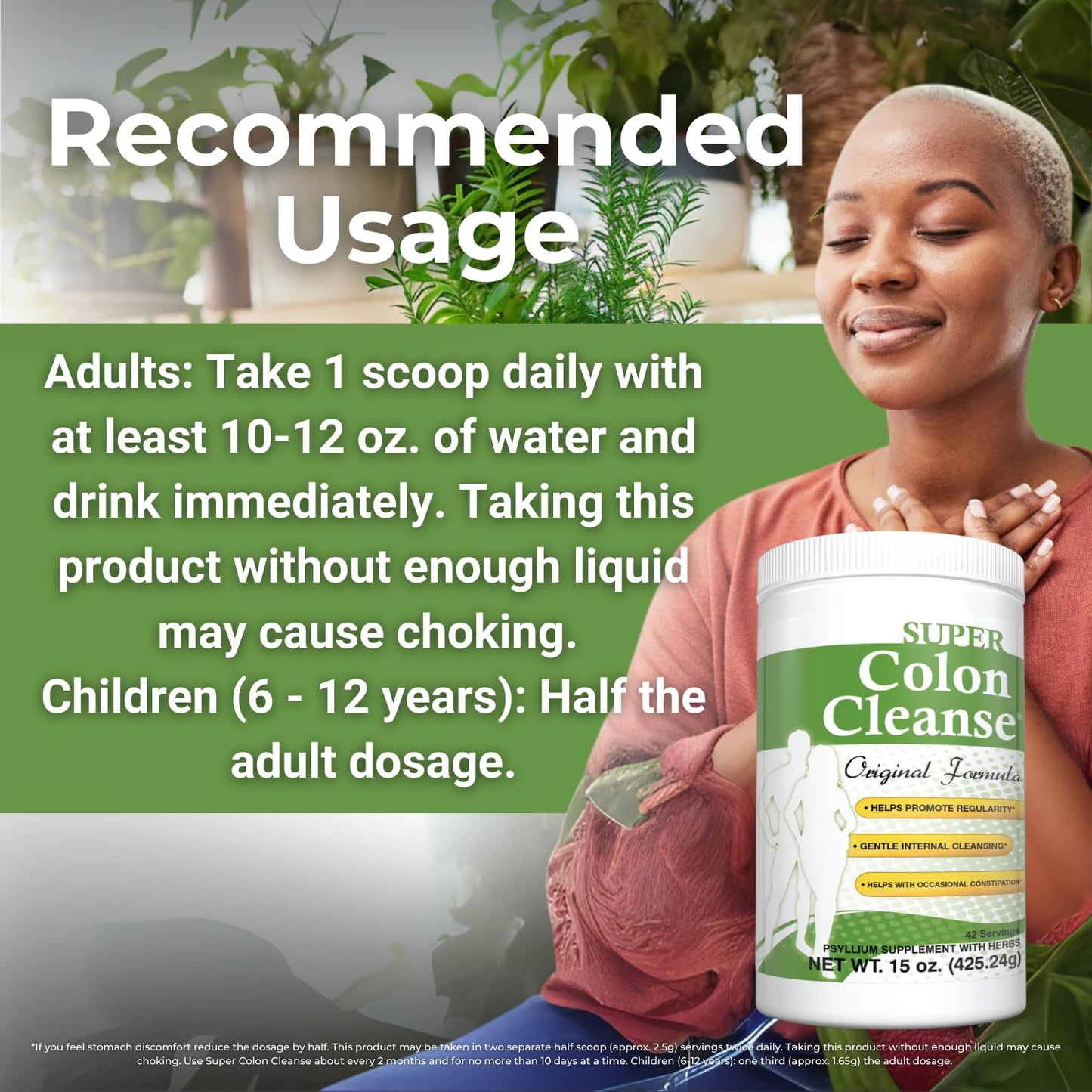Health Plus Super Colon Cleanse Original Formula Powder, 15 oz