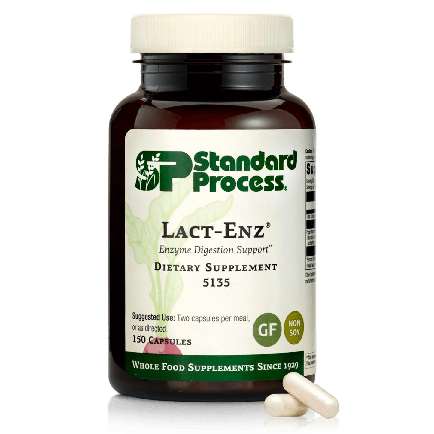 Standard Process Lact-ENZ Enzyme Digestion Support Capsule 90 Count