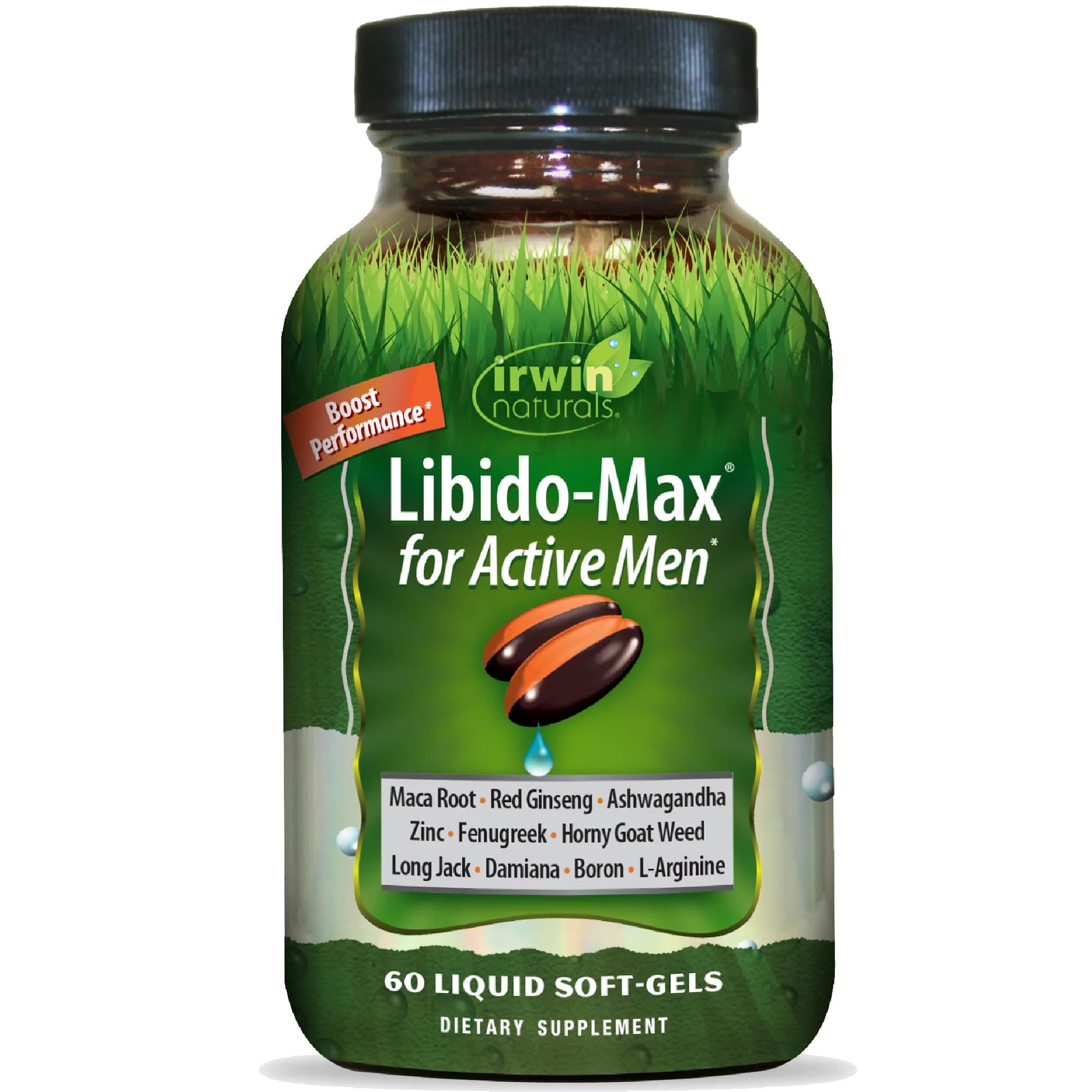 Irwin Naturals Libido-Max for Active Men Softgels 60 Count