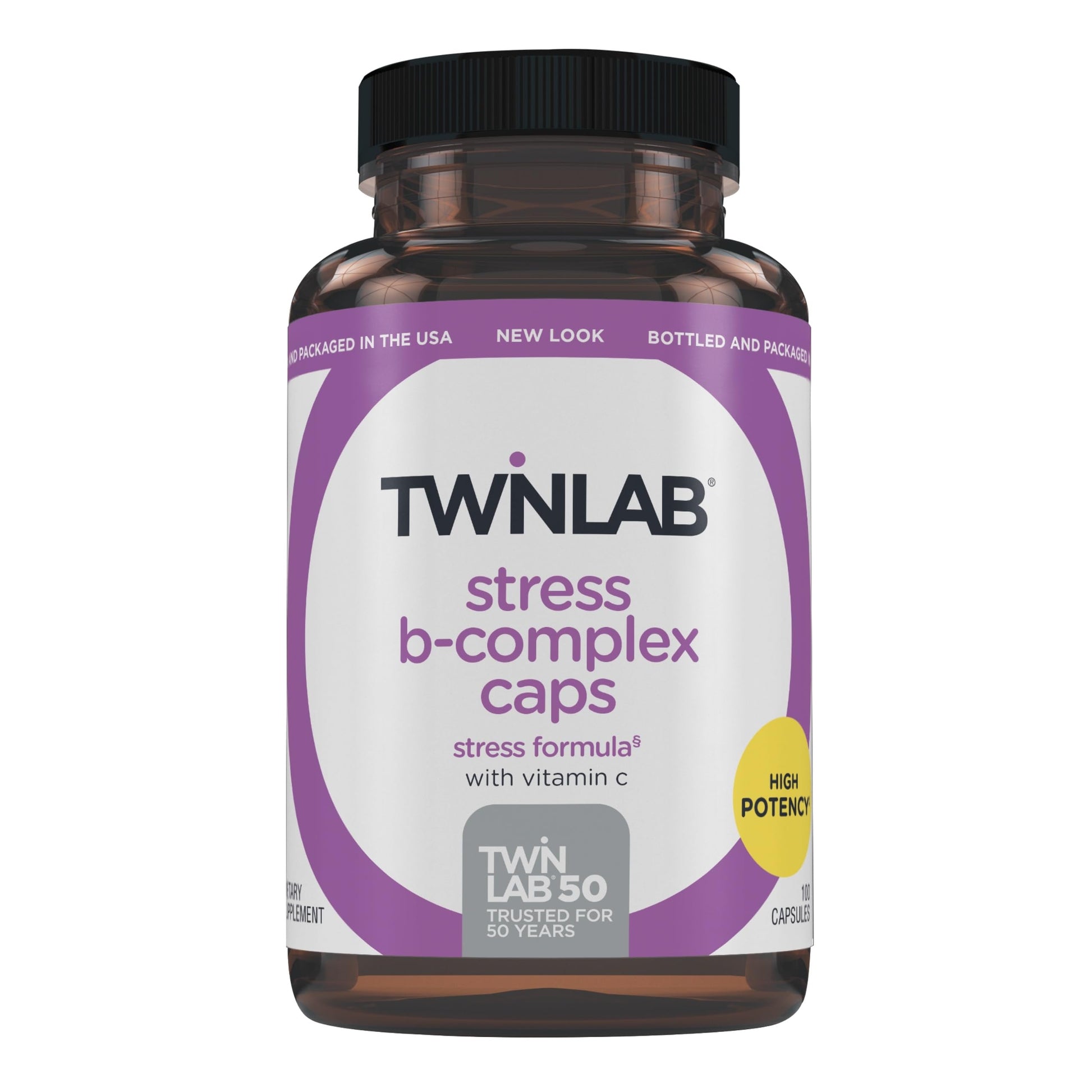 Twinlab Stress B-Complex Capsules 100 Count