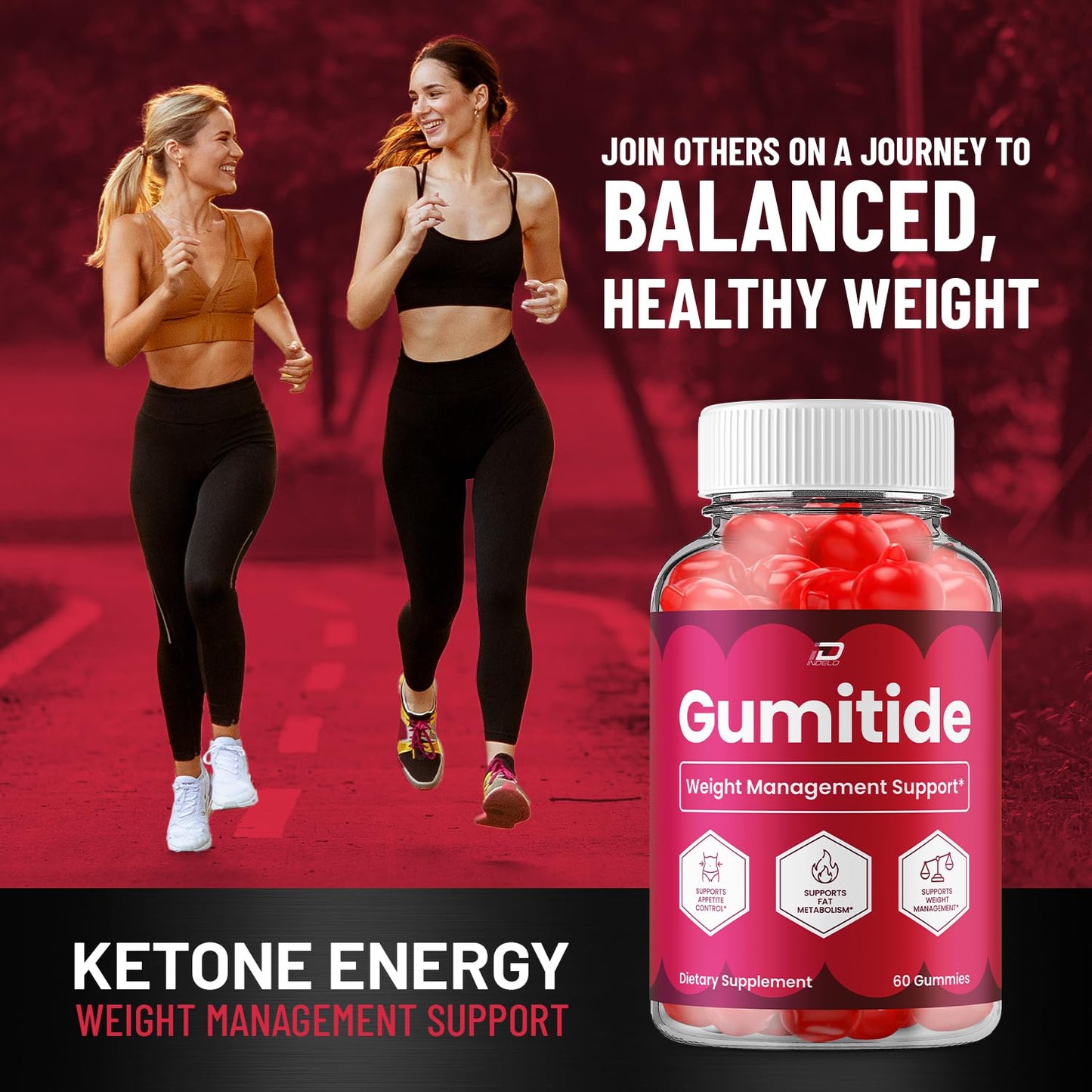 Indelo Gumitide ACV Gummies 180 Gummies