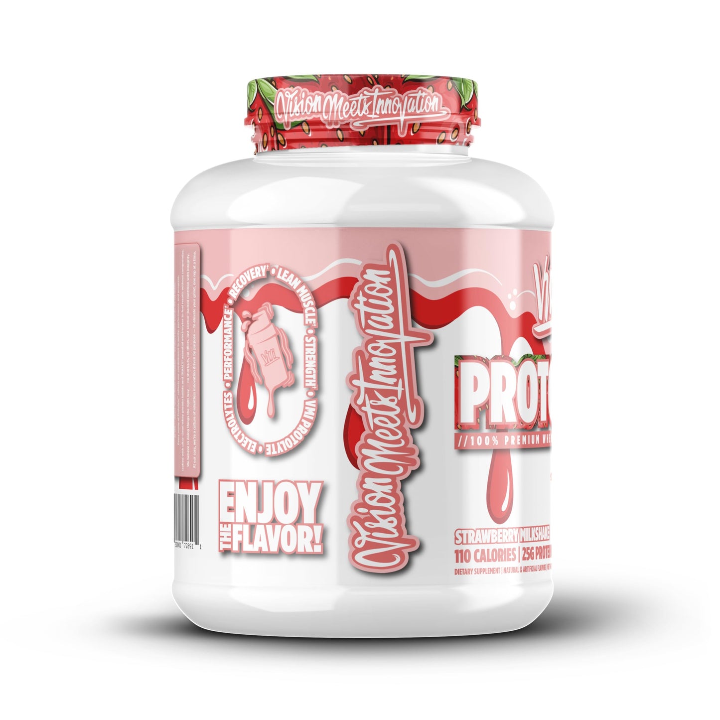 VMI Sports ProtoLyte Whey Isolate Protein Powder, 4.6 lb, Strawberry