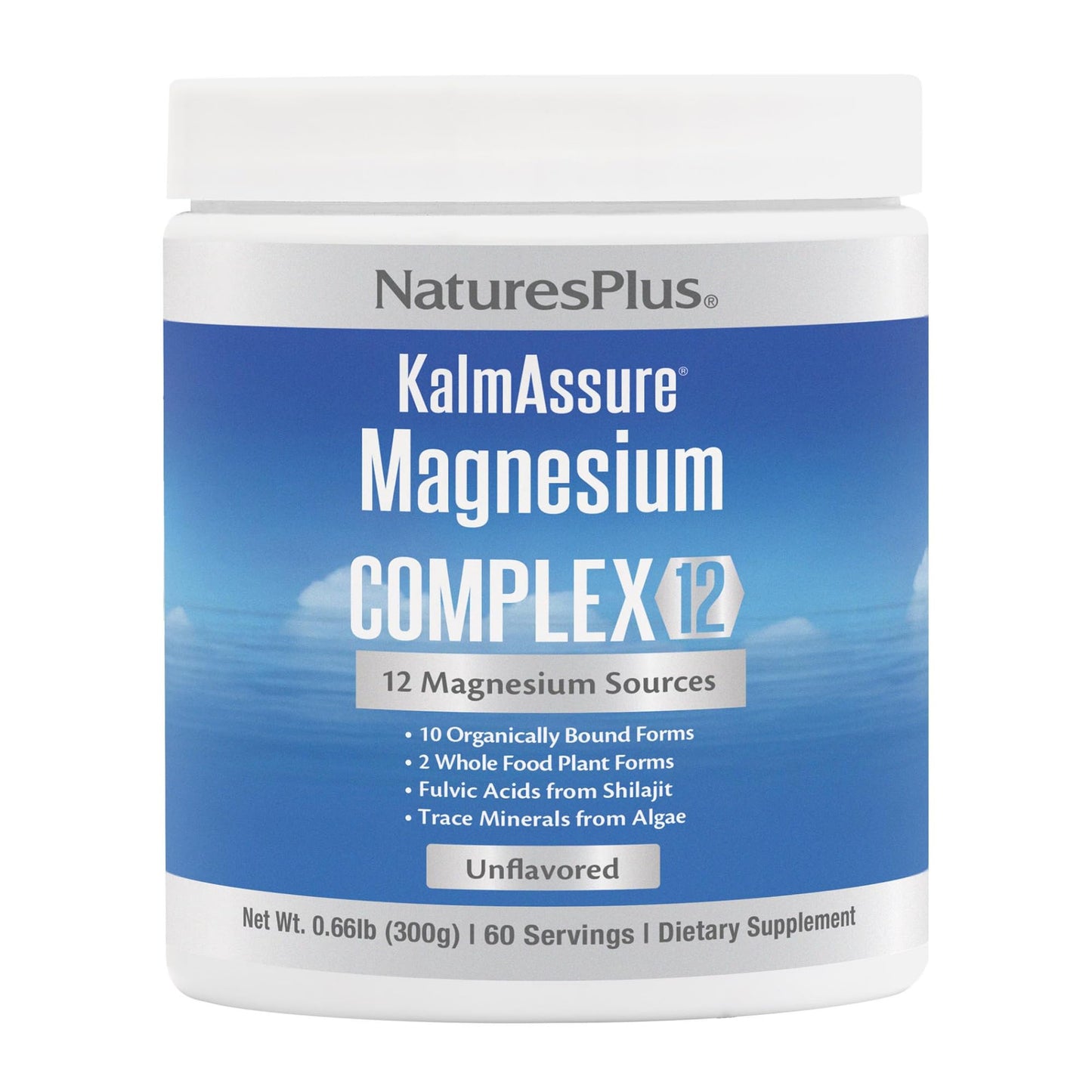NaturesPlus KalmAssure Magnesium Complex Powder 60 Servings