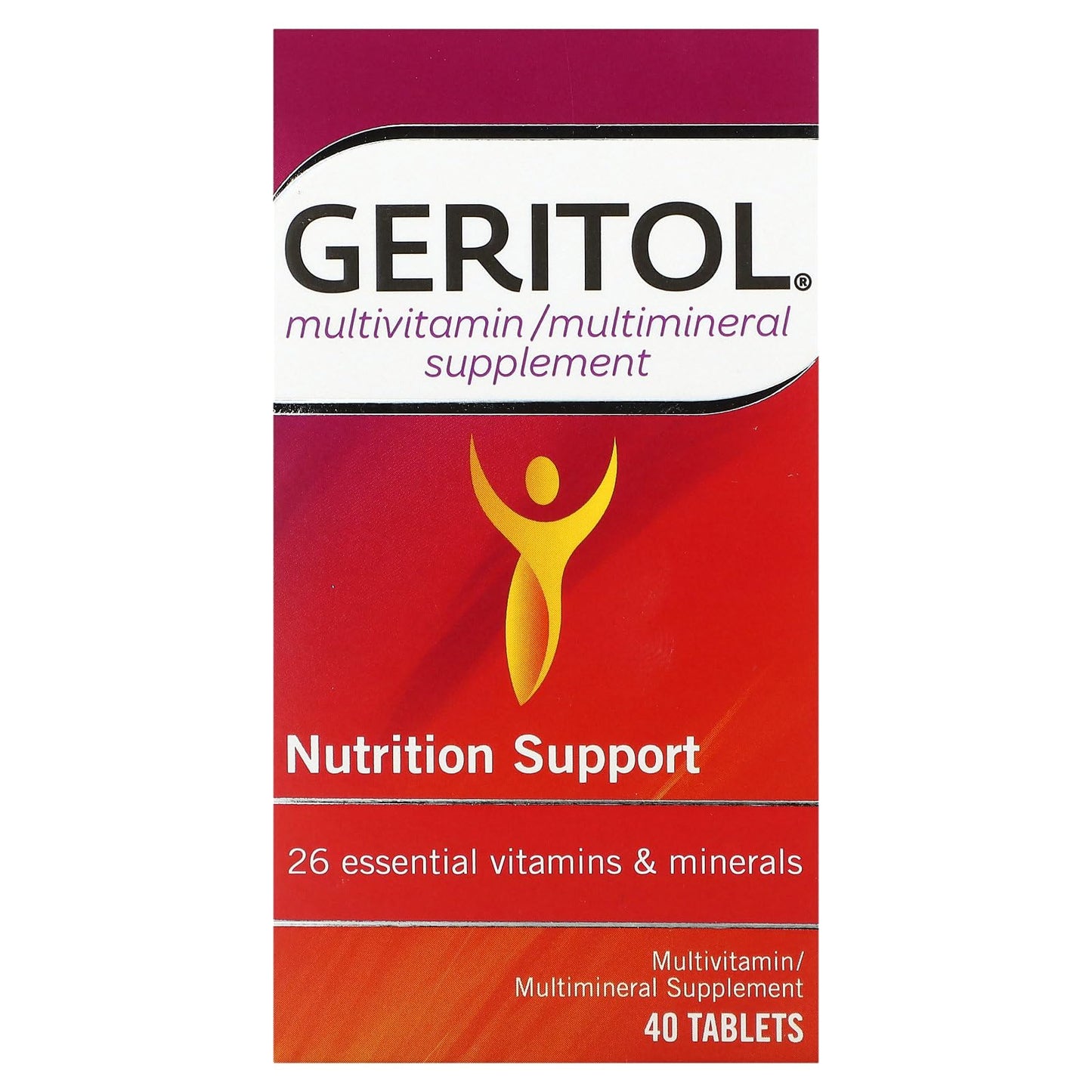 Geritol Multivitamin Supplement Tablet, 120 Tablets