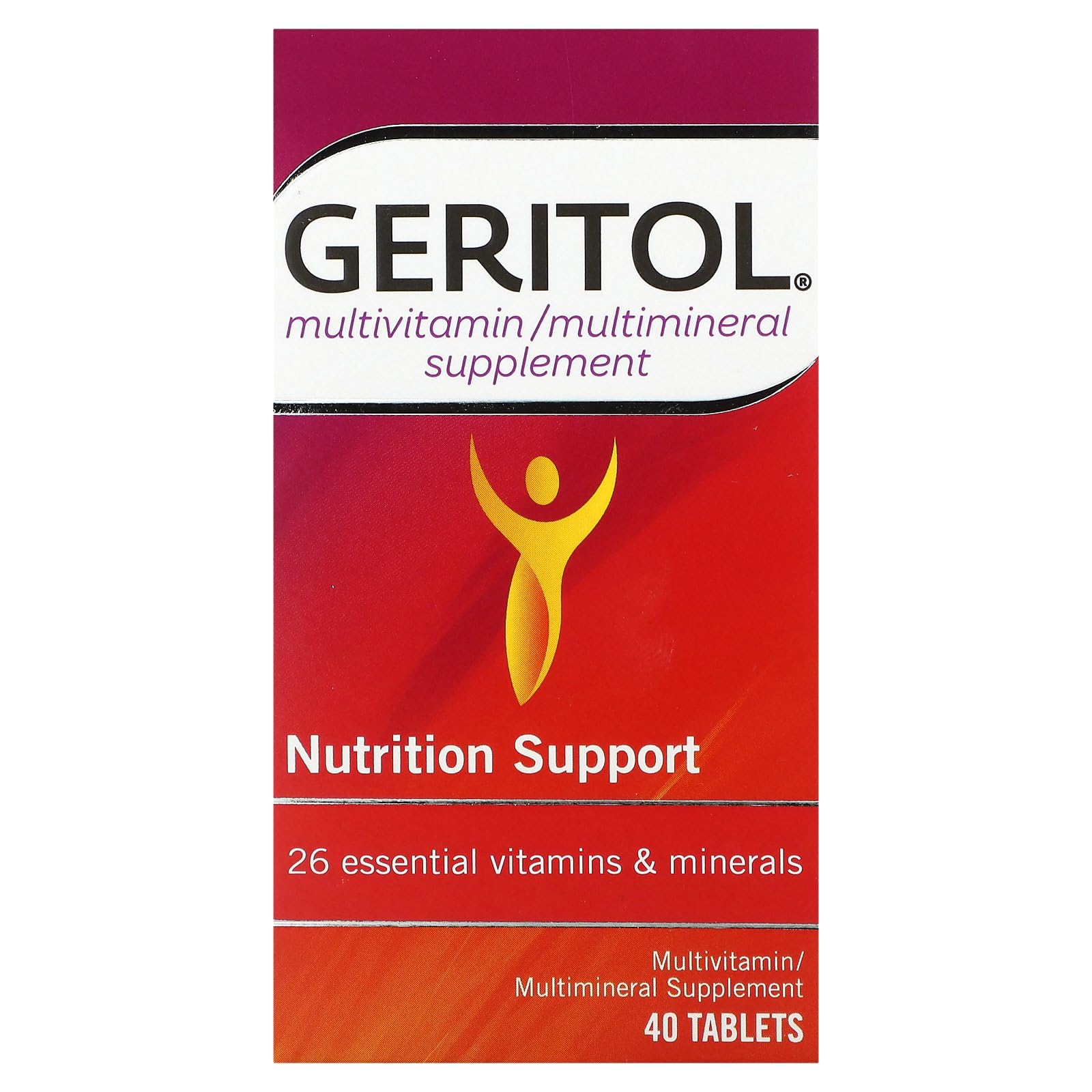 Geritol Multivitamin Supplement Tablet, 120 Tablets