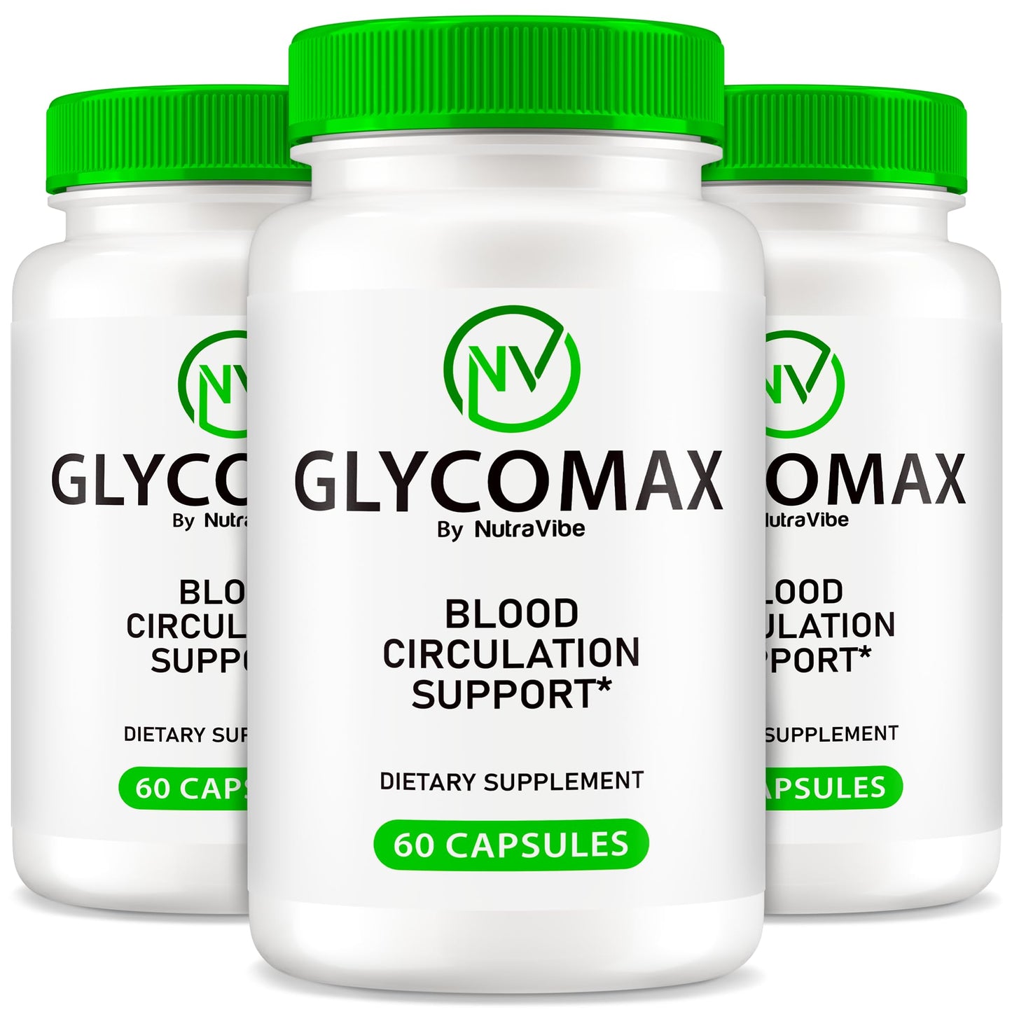 NutraVibe GlycoMax Capsules, 180 Capsules
