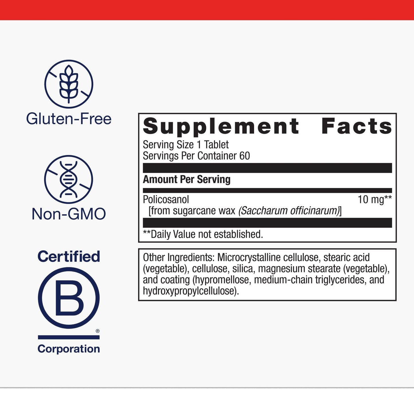 Metagenics Cholarest SC Policosanol Supplement, 60 Tablets